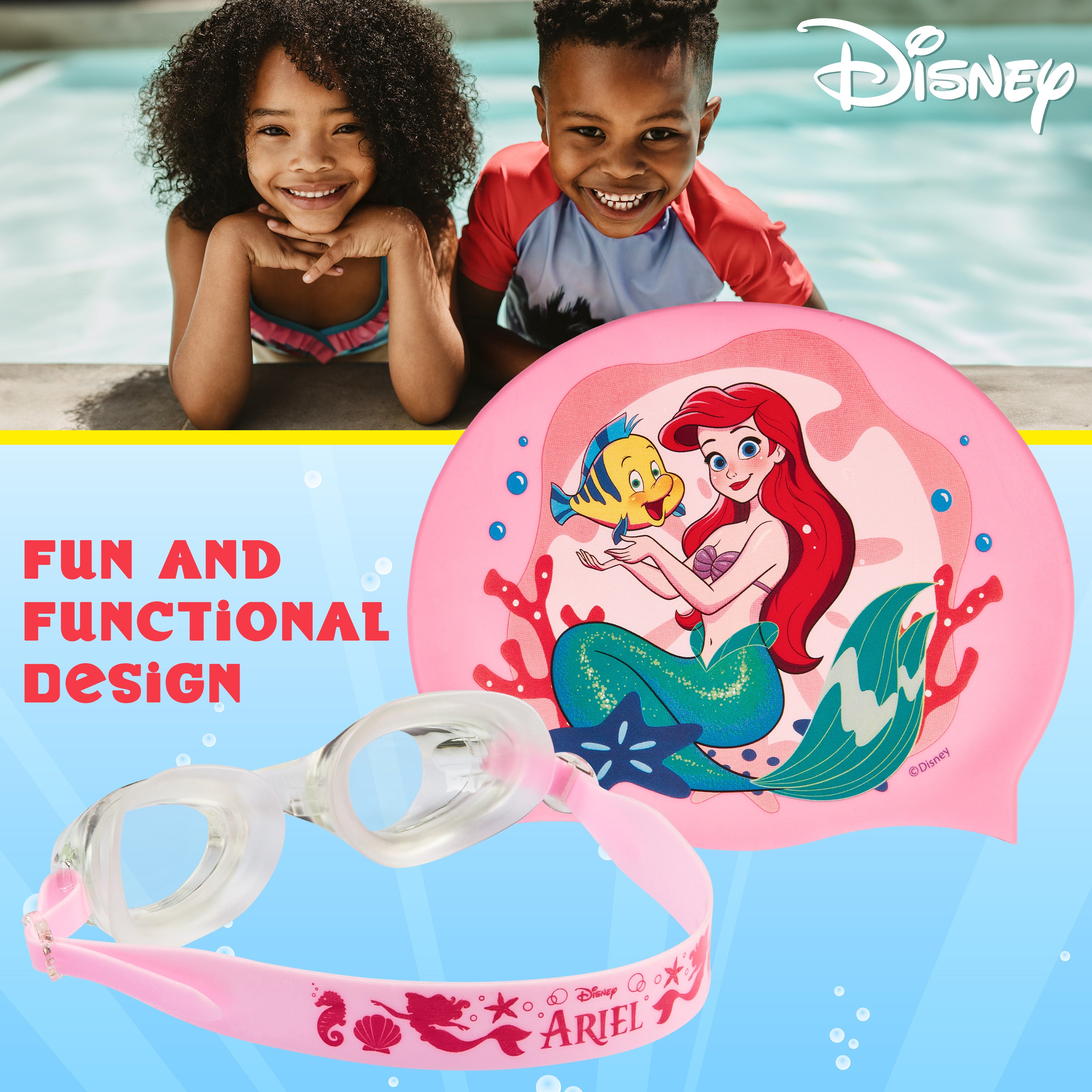 disney-ariel-kit-lunettes-et-bonnet-de-bain-fille-anti-bu-e image 6