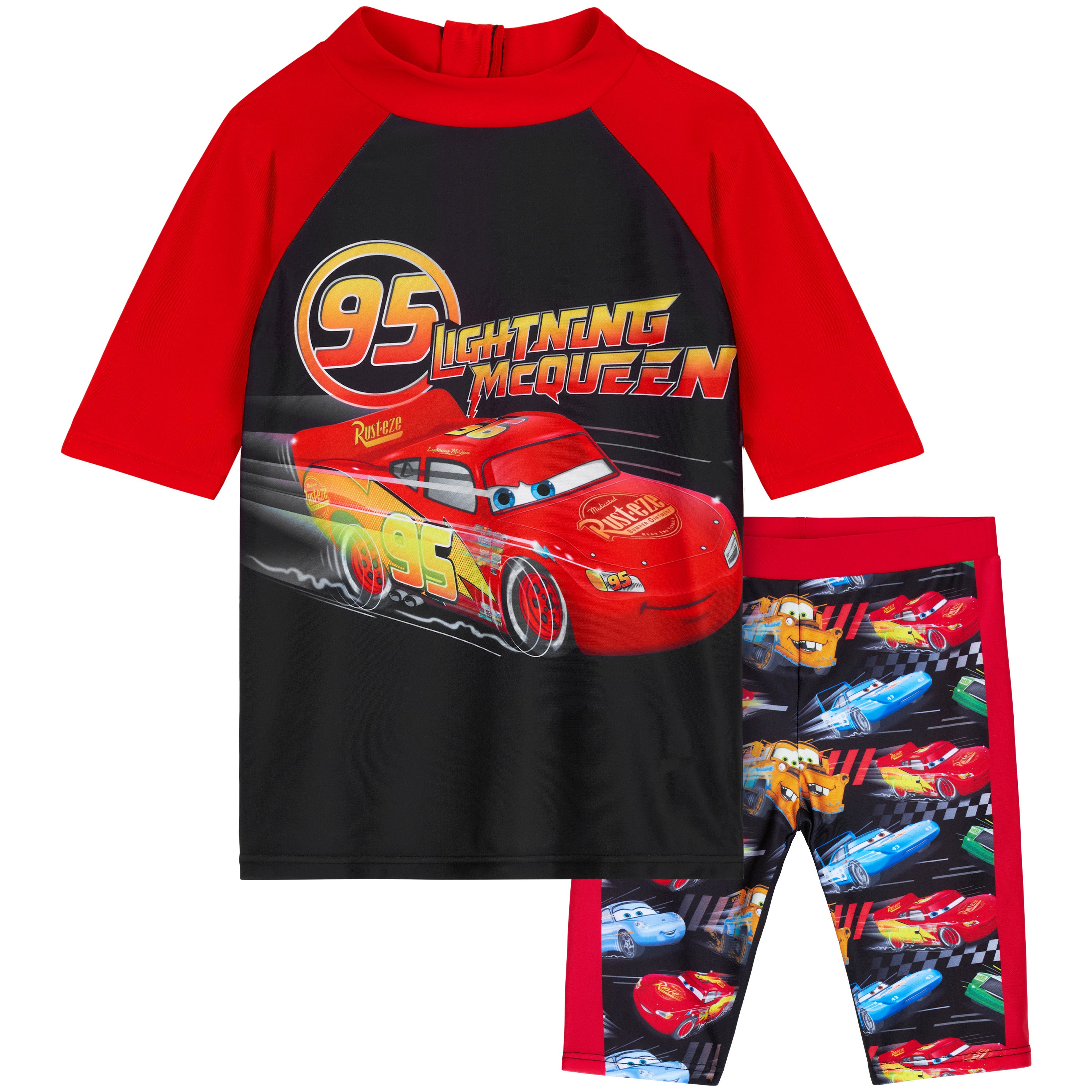 maillot-de-bain-gar-on-2-pi-ces-2-3-ans-cars image 1
