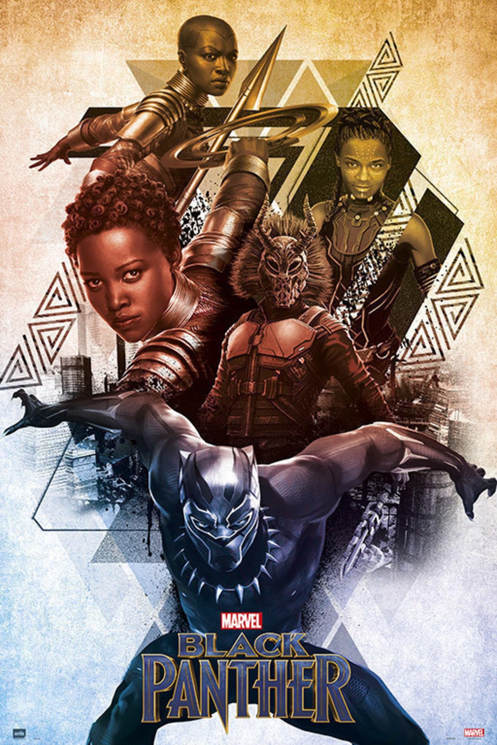 grupo-erik-poster-marvel-black-panther-wakanda-forever-61x91-5-cm image 2