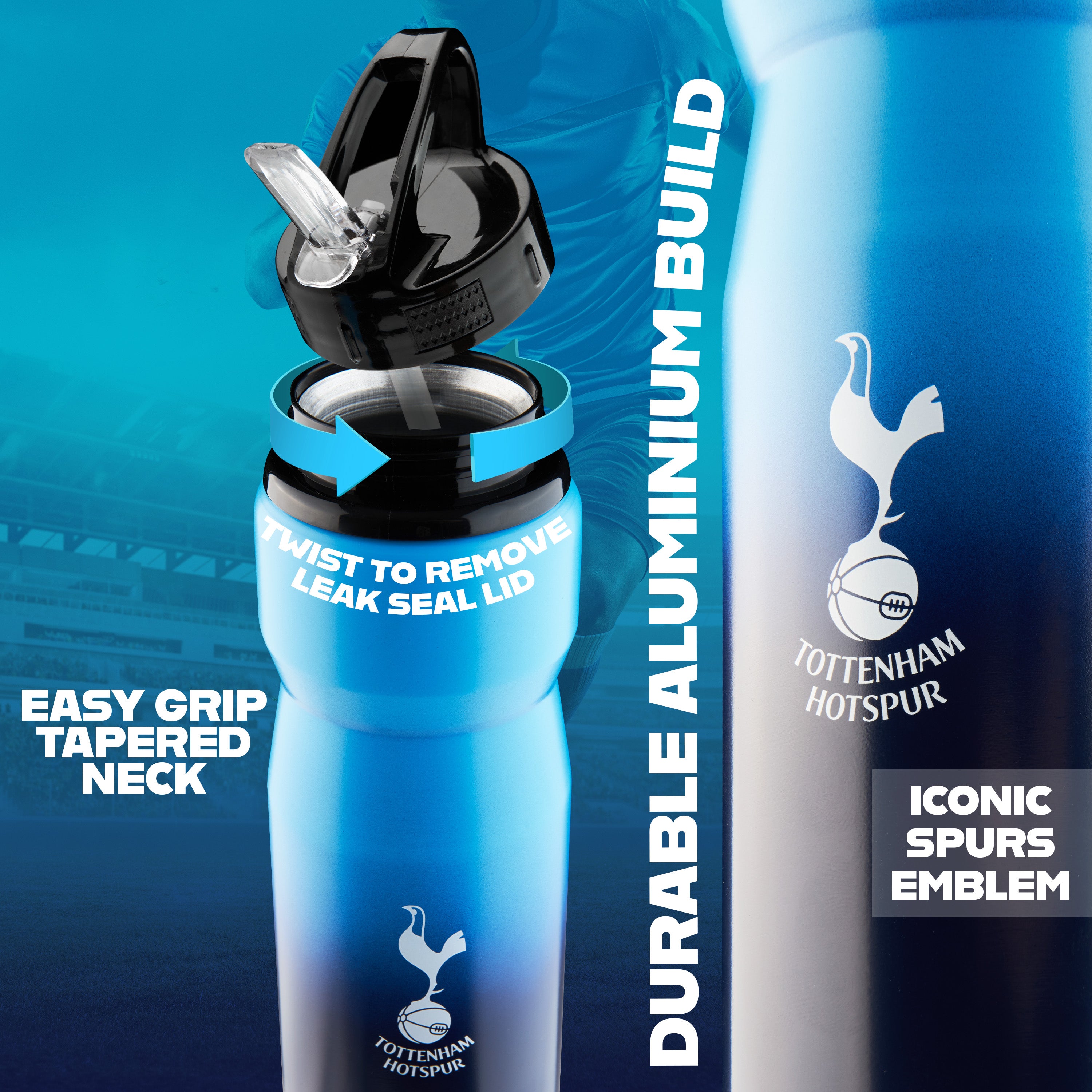 get-trend-men-tottenham-gourde-m-tal-750ml-paille-spurs image 4