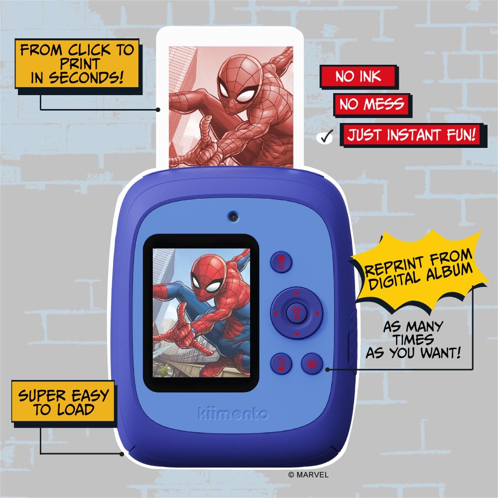 kiimento-spider-man-p2-appareil-photo-instantan-48-mp-32-go image 2