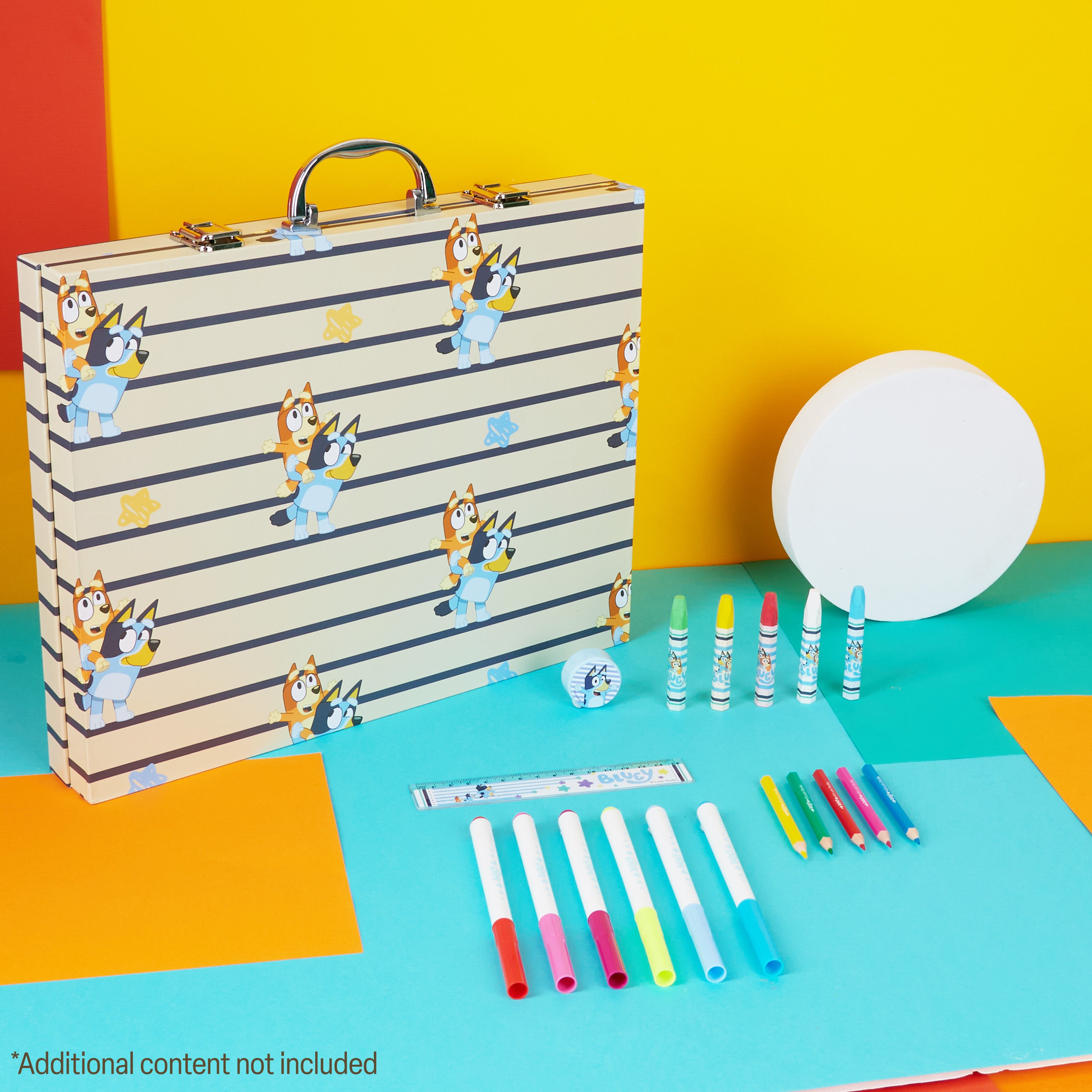 bluey-set-peinture-enfant-140-pi-ces-mallette-voyage-bleu image 2