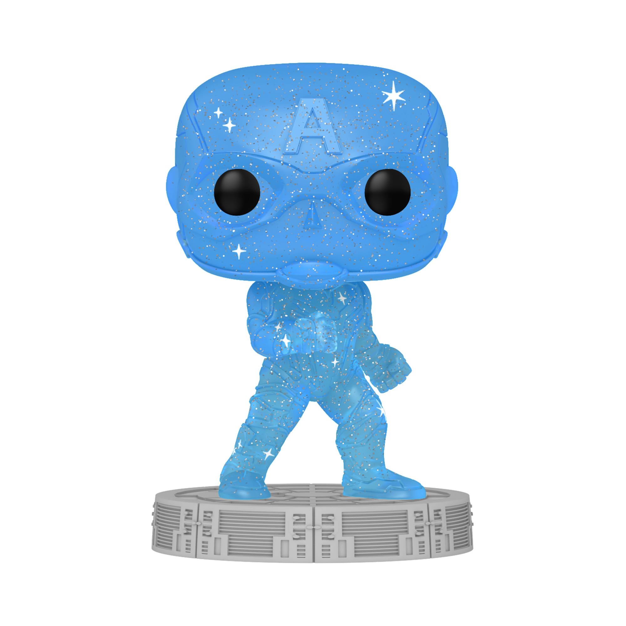 funko-pop-artist-series-captain-america-figurine-vinyle-bleue-9-cm image 2