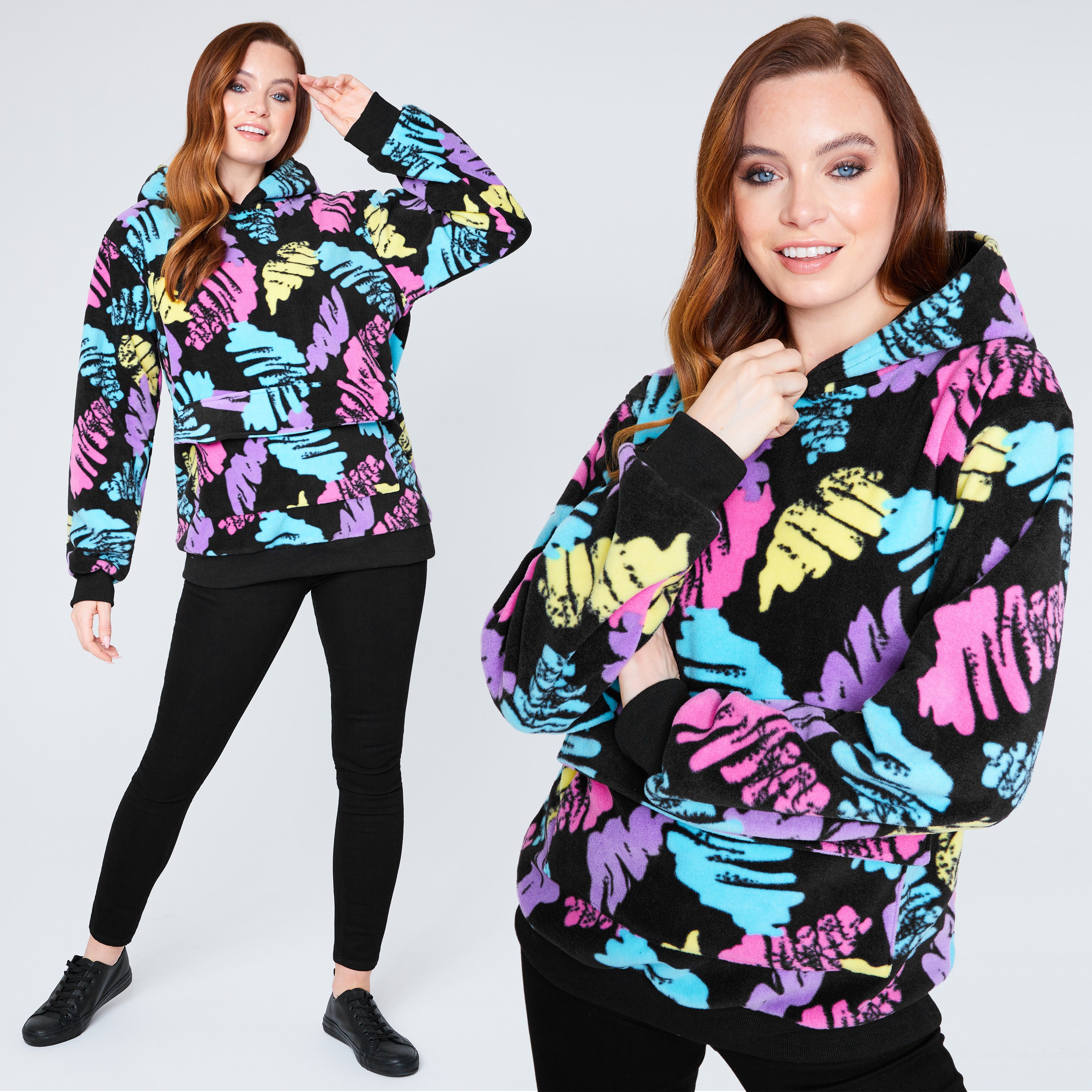 citycomfort-sweat-femme-ski-polaire-capuche-taille-m image 5