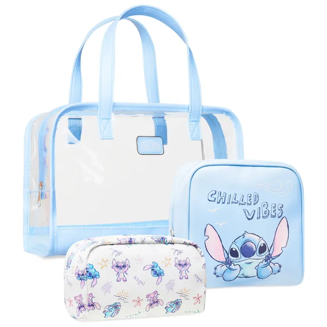 disney-stitch-trousse-toilette-bleue-3-pi-ces-voyage image 1