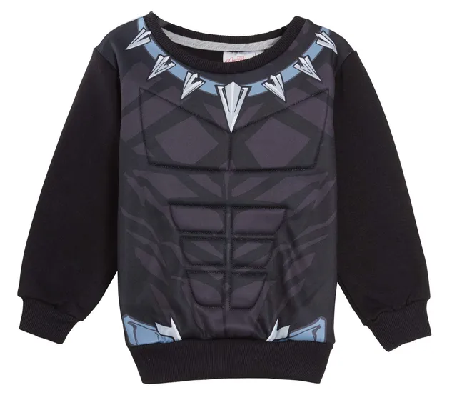 marvel-black-panther-sweat-gar-on-2d-noir-6-ans image 1