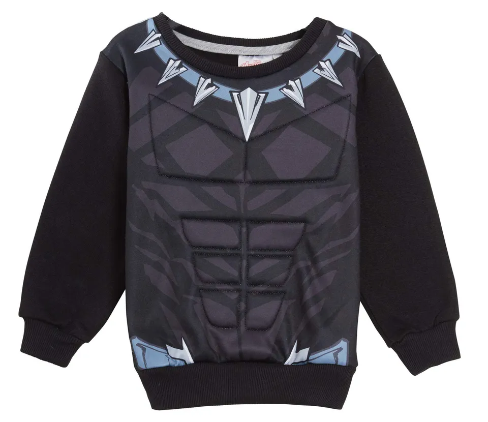 marvel-black-panther-sweat-gar-on-2d-noir-6-ans image 1