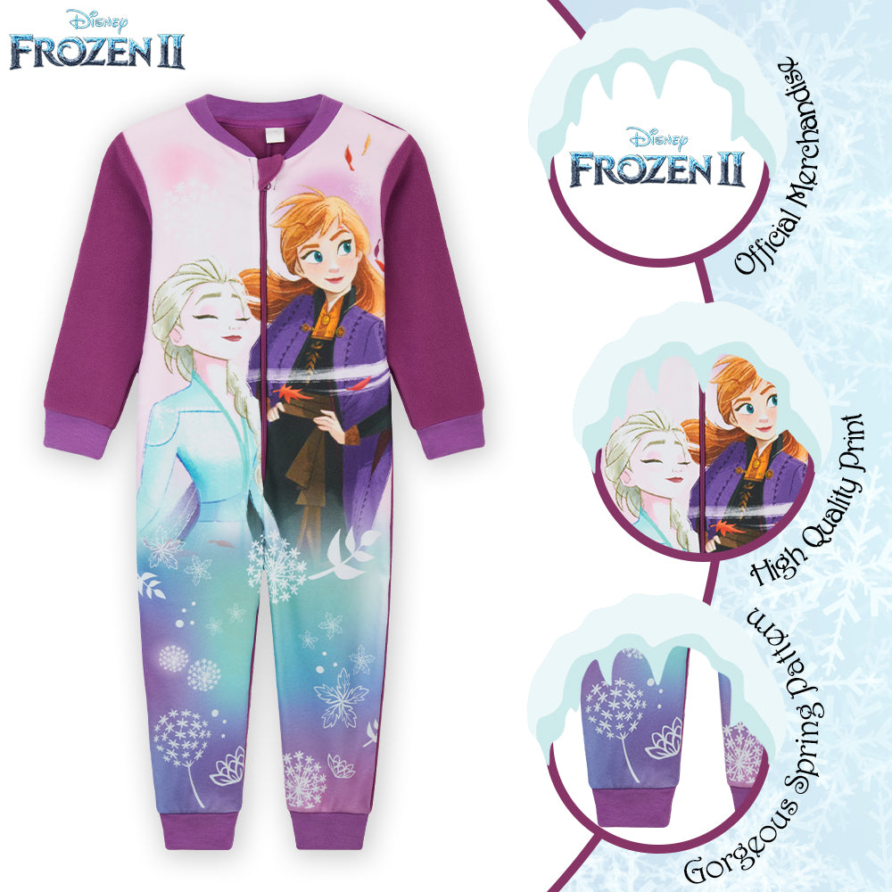 disney-reine-des-neiges-pyjama-combinaison-fille-anna-elsa image 3