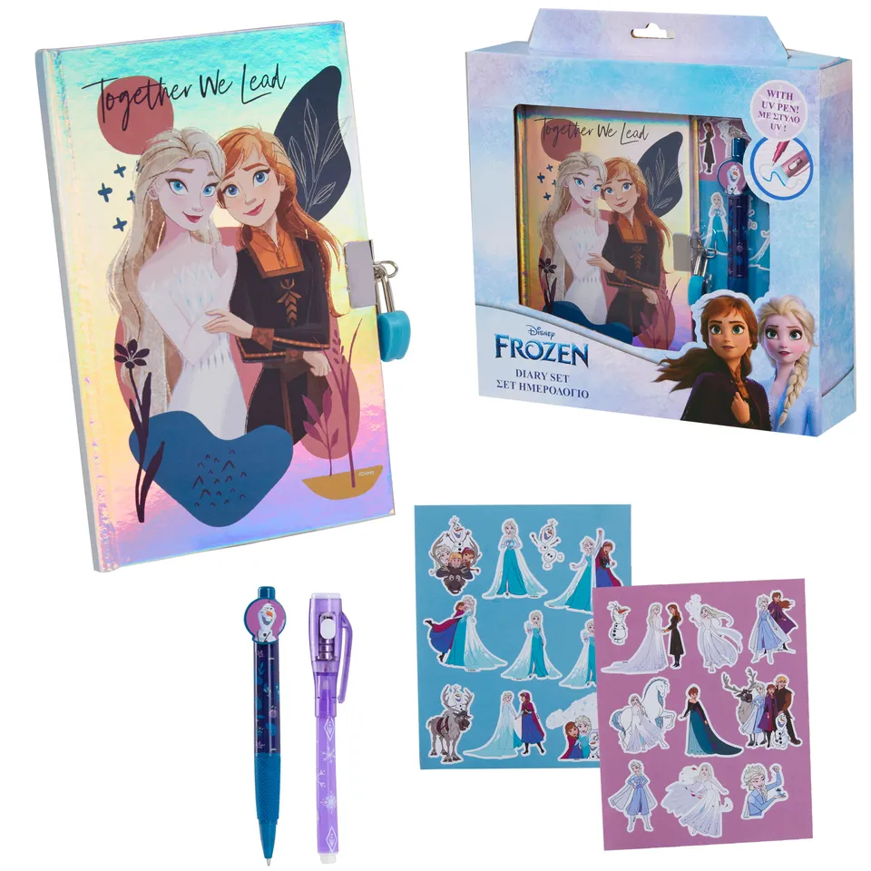 disney-reine-des-neiges-journal-intime-fille-cadenas-bleu image 1