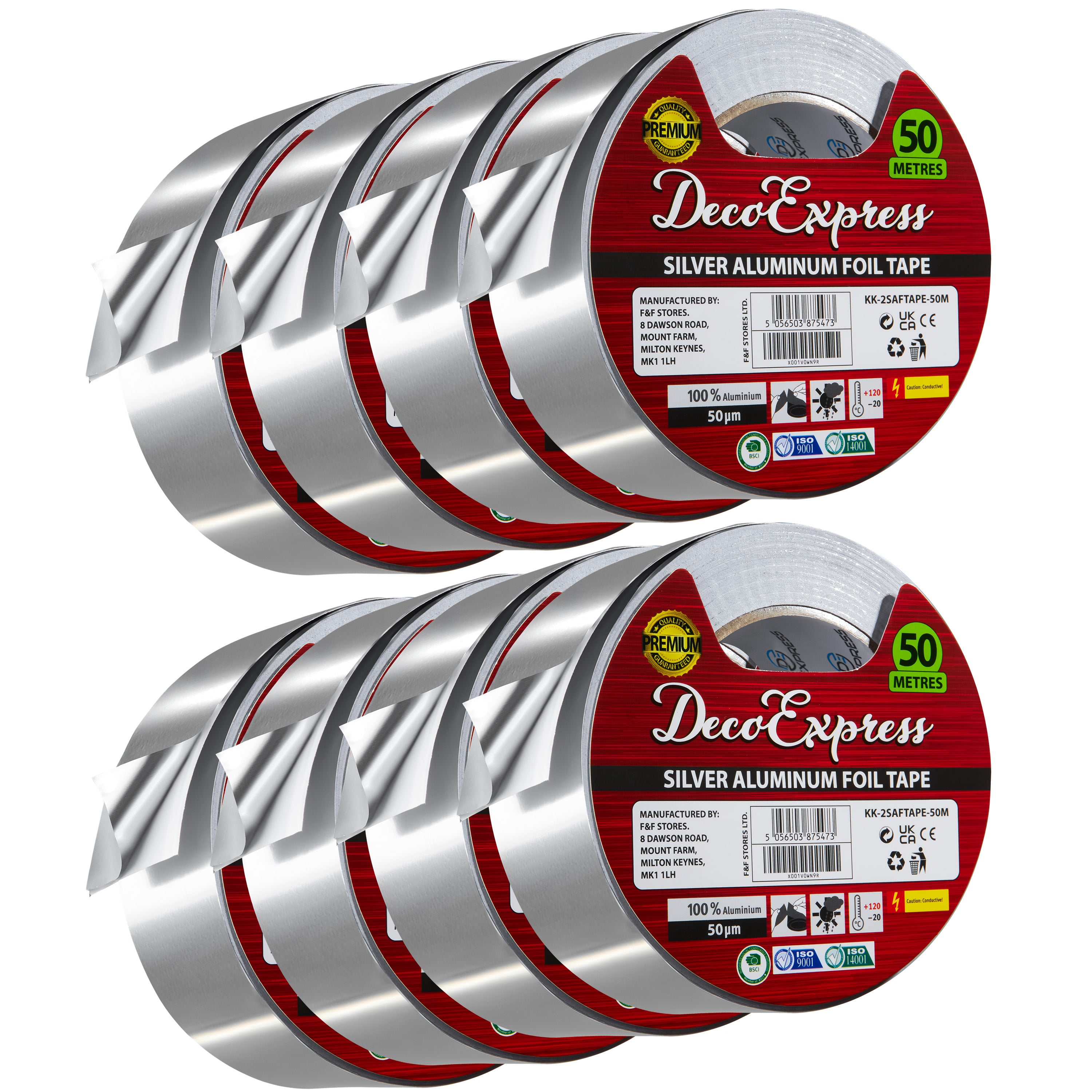 deco-express-ruban-adh-sif-aluminium-50-m-lot-8-tanche image 1