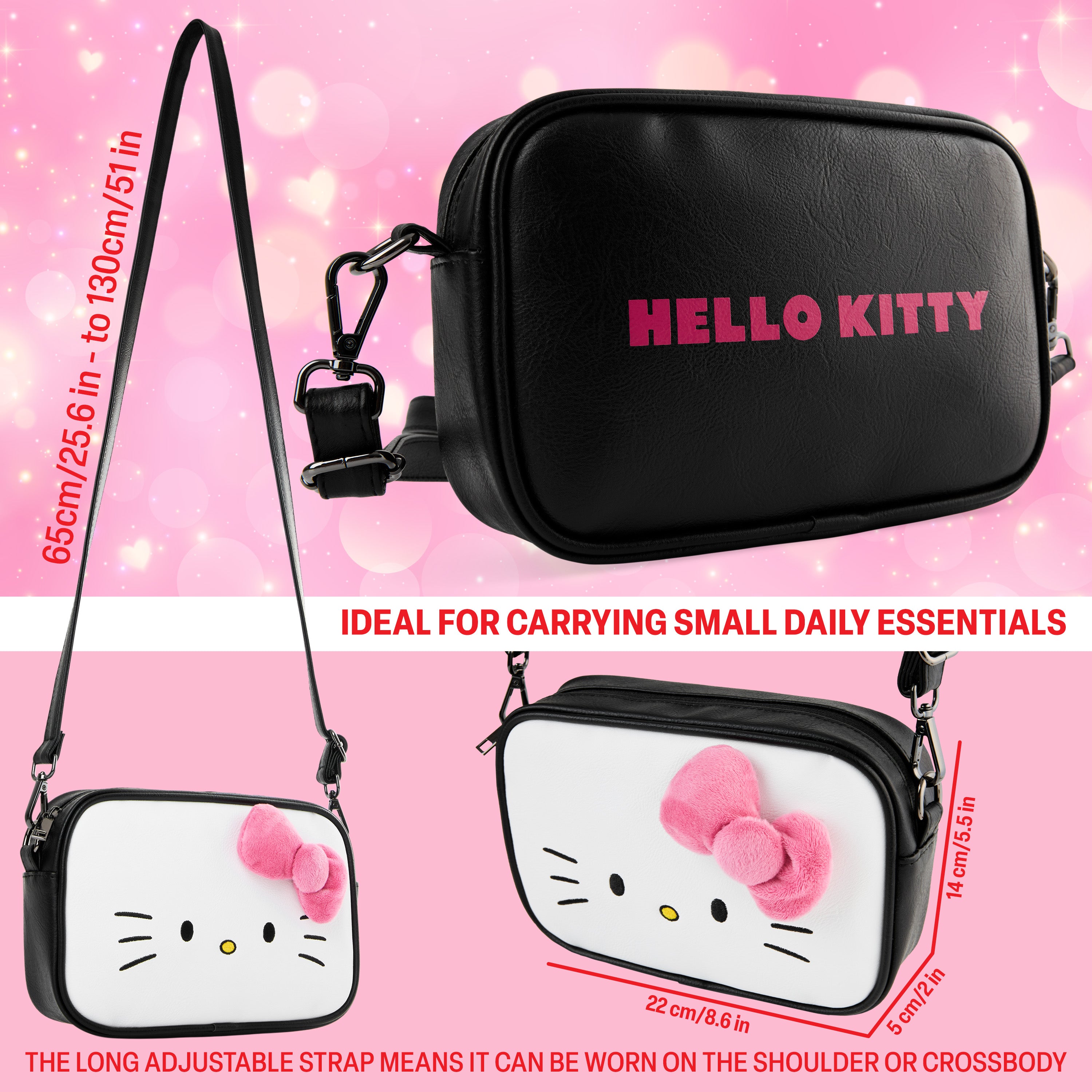 hello-kitty-sac-fille-bandouli-re-zipp-sangle-r-glable image 6