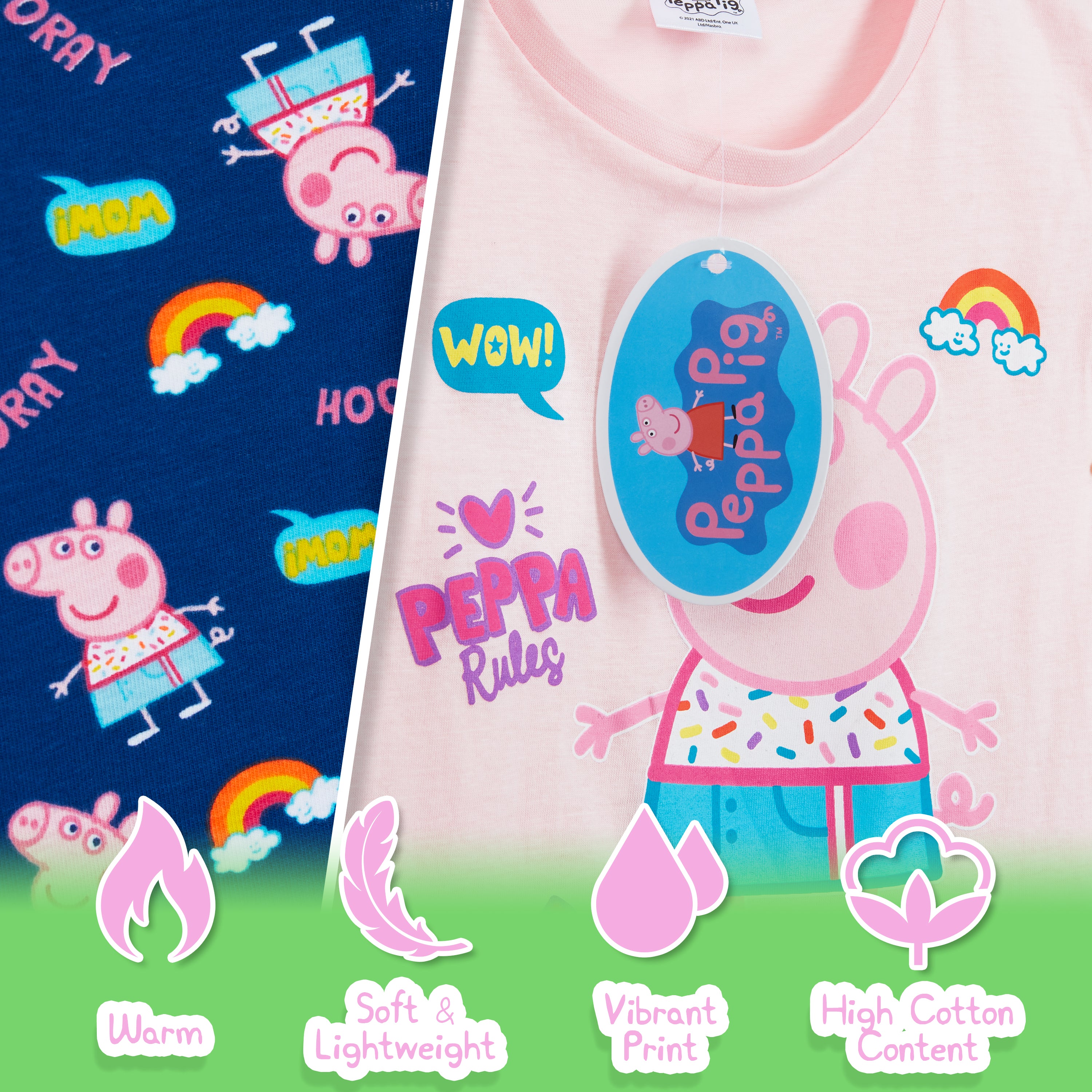 get-trend-peppa-pig-pyjama-fille-4-5-ans-coton-2-pi-ces image 4