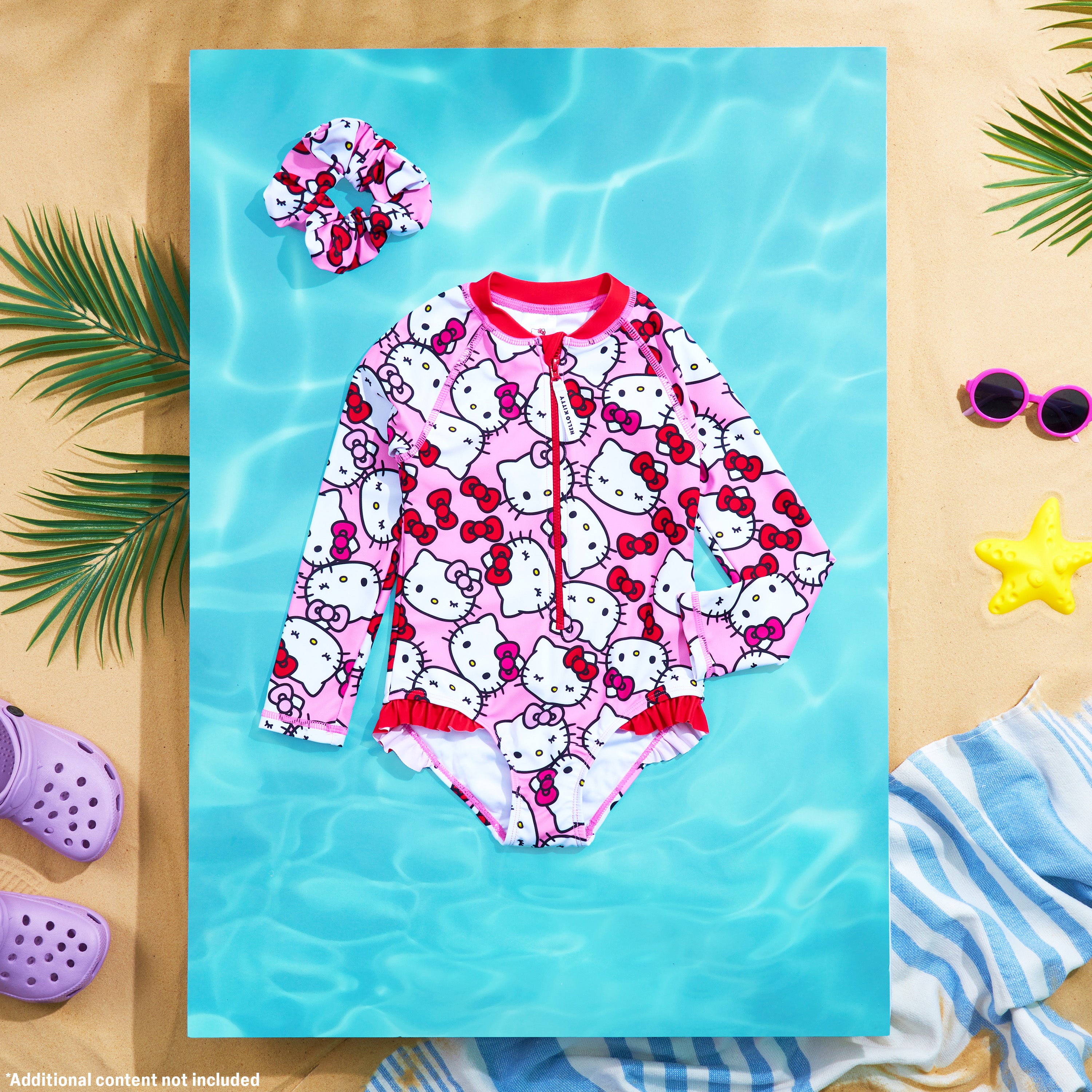 hello-kitty-maillot-bain-fille-1-pi-ce-manches-longues image 5