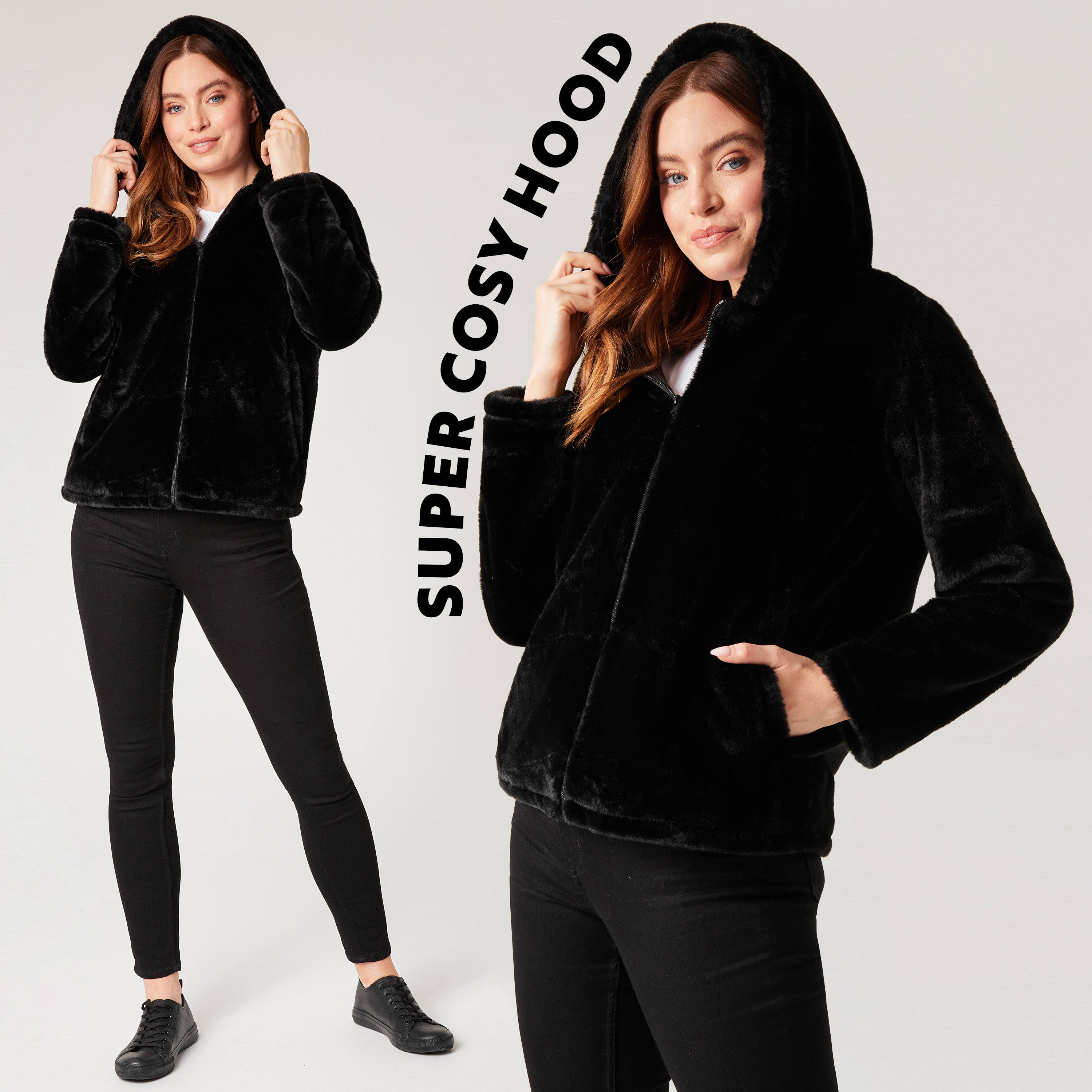 get-trend-manteau-femme-fausse-fourrure-noir-s image 3