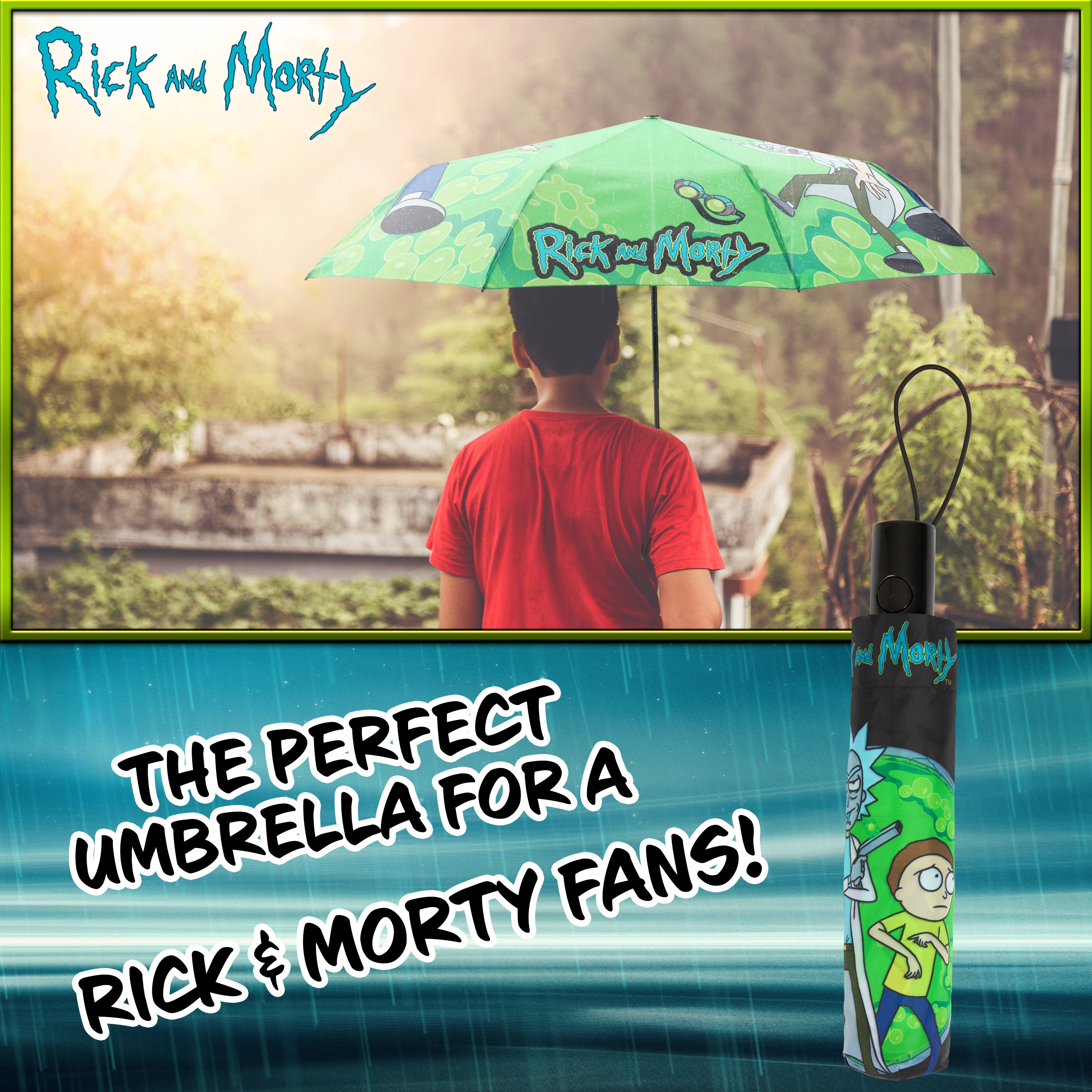rick-and-morty-parapluie-pliant-t-lescopique-compact-adulte image 4