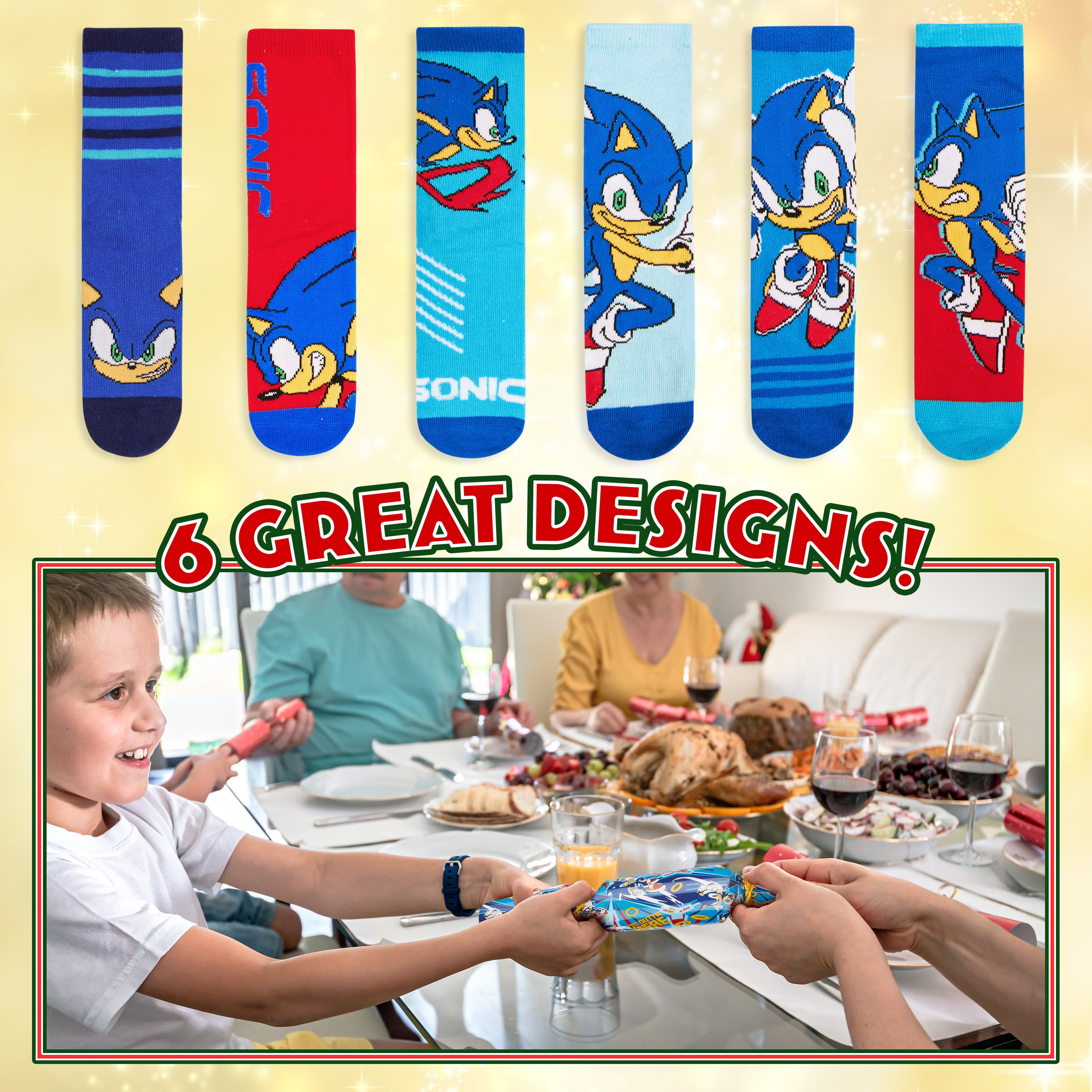 get-trend-sonic-crackers-no-l-enfant-lot-6-chaussettes image 3