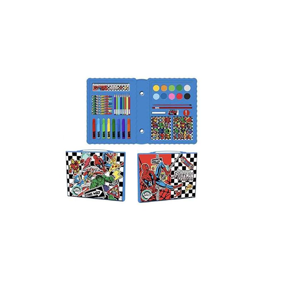 marvel-avengers-bo-te-papeterie-enfant-marqueurs-crayons image 2
