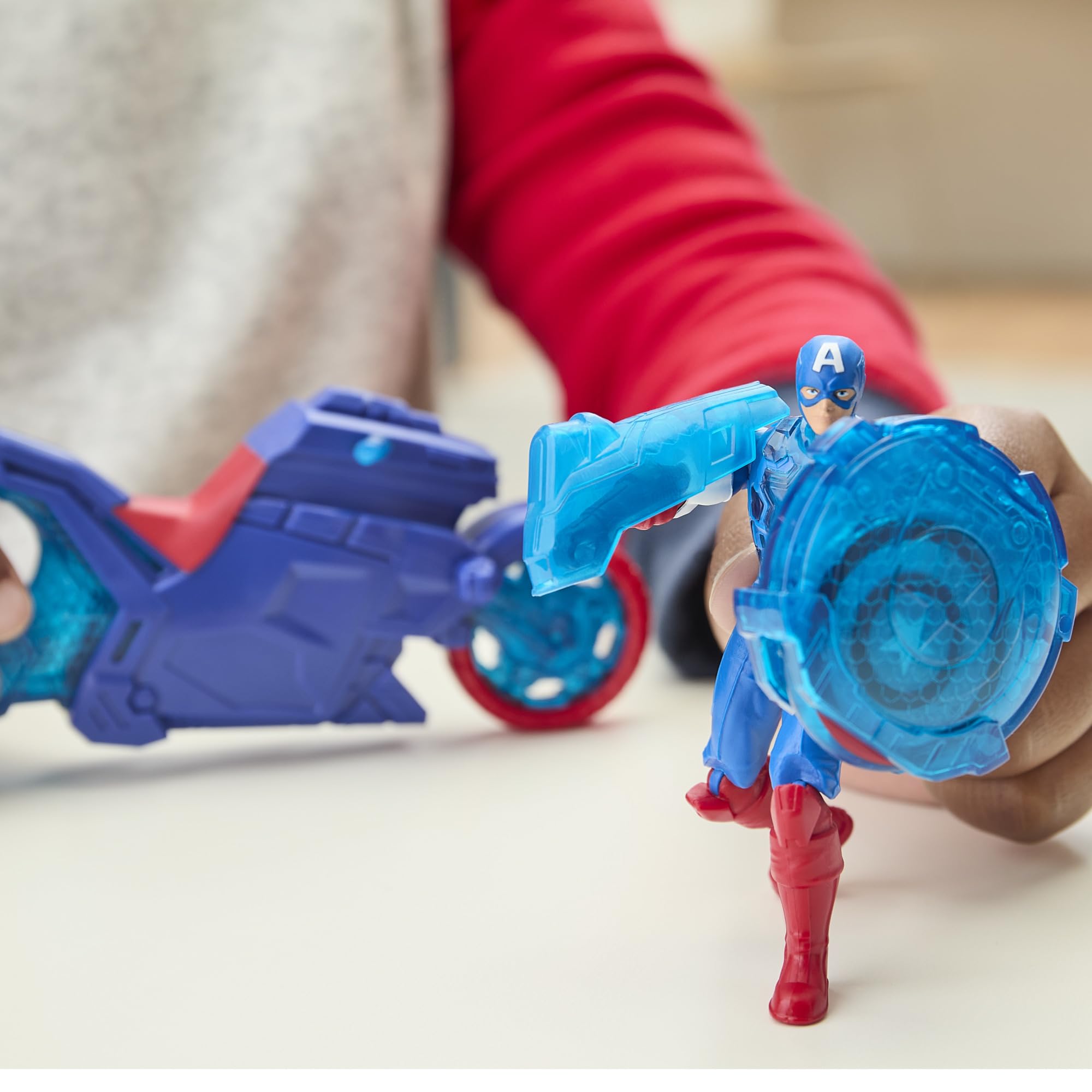marvel-epic-world-of-action-moto-lance-bouclier-captain-america-figurine-10-cm image 7