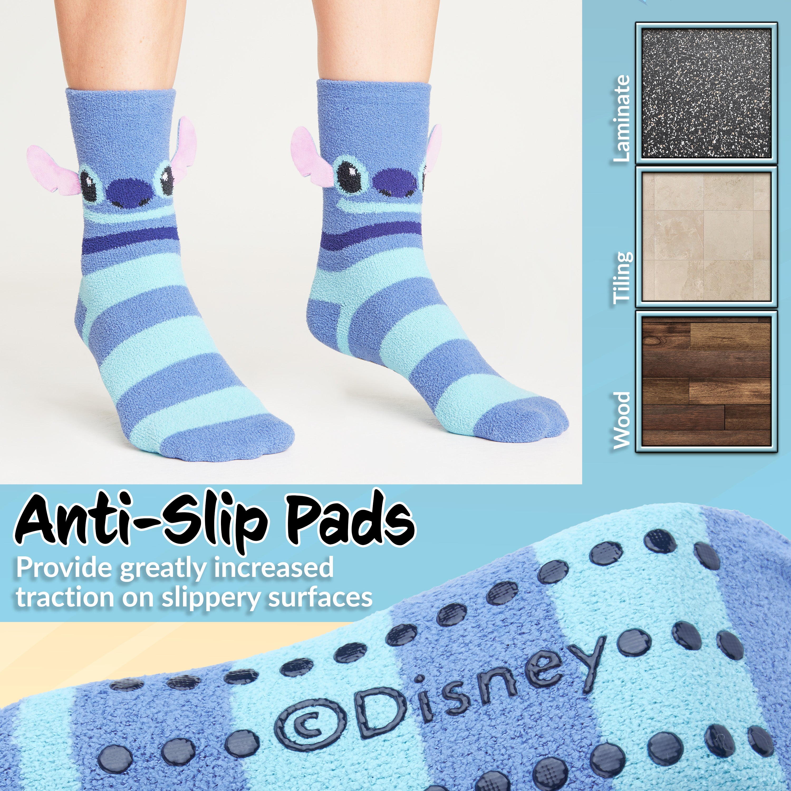 disney-stitch-chaussettes-pilou-femme-lot-2-polaire image 5