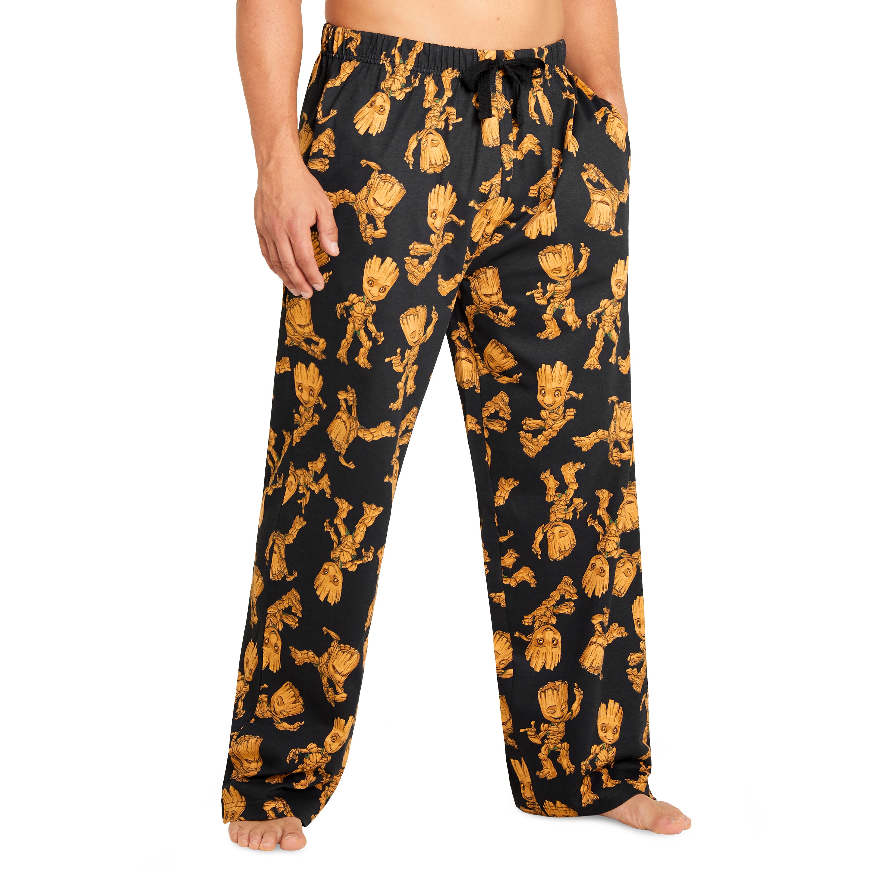 marvel-avengers-bas-de-pyjama-homme-groot-imprim image 1
