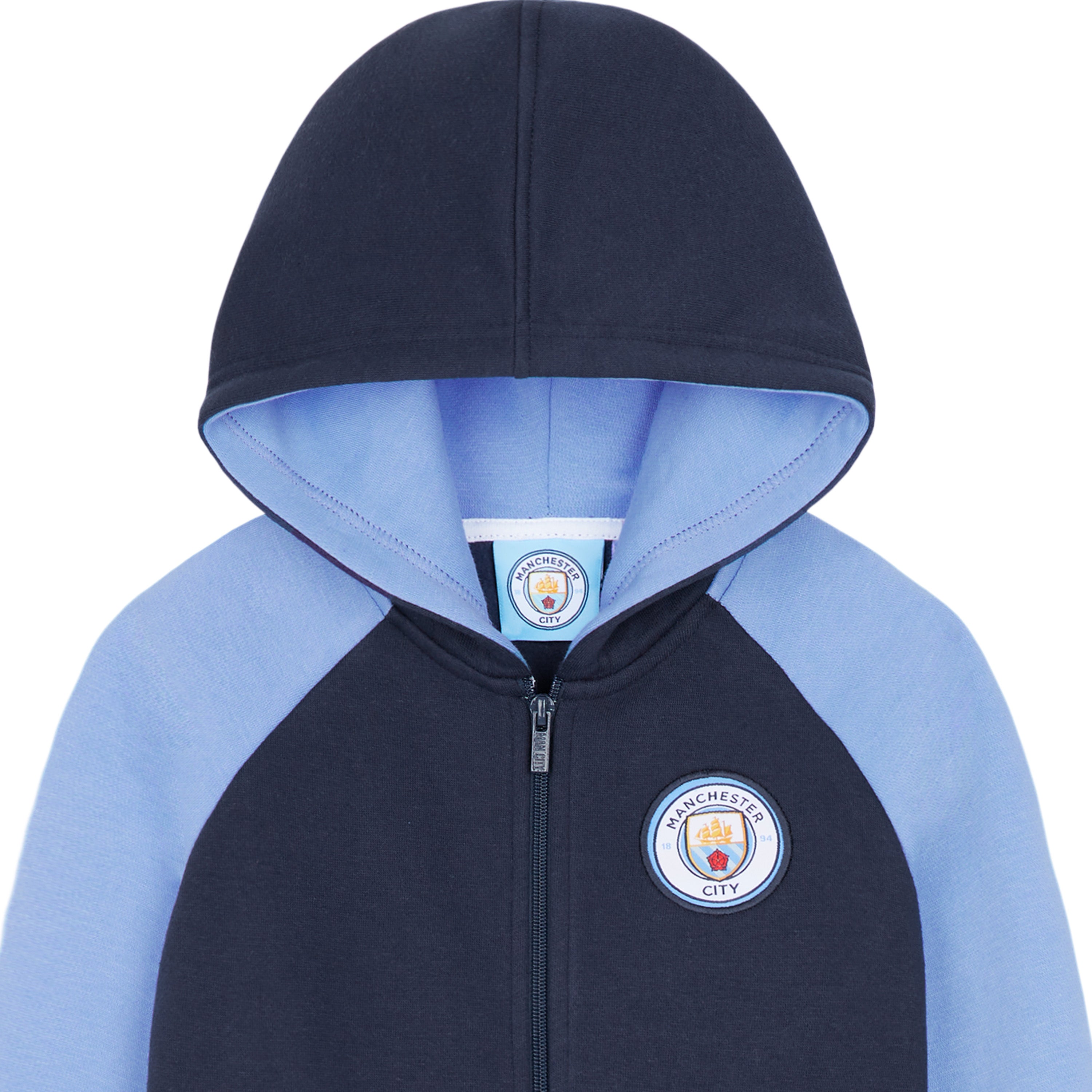 manchester-city-sweat-capuche-zipp-gar-on-poches-7-14-ans image 4