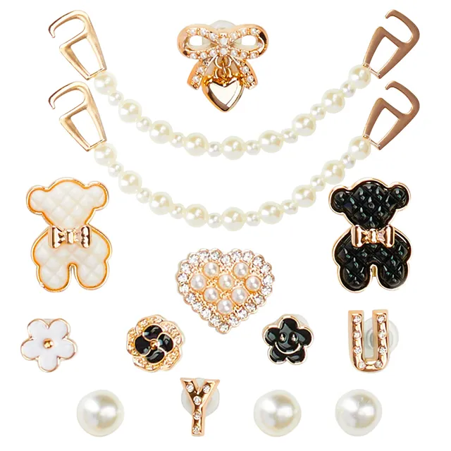 citycomfort-charms-sabots-dor-multicolore-breloques image 1