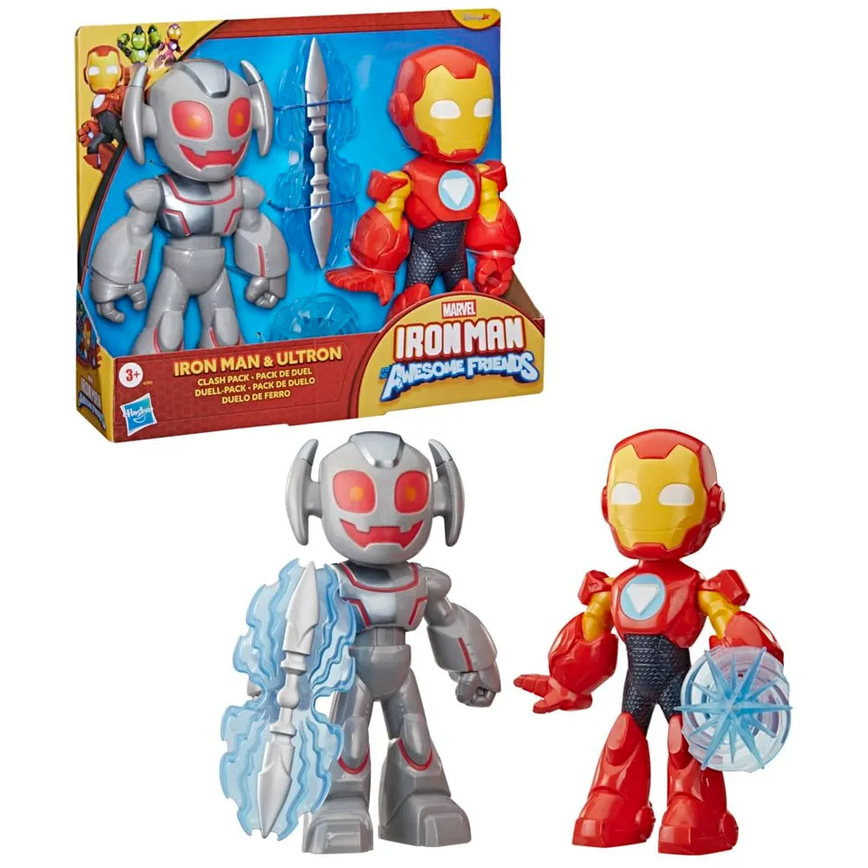 marvel-iron-man-et-ultron-pack-duel-figurine-22-5-cm-multipack-3 image 1