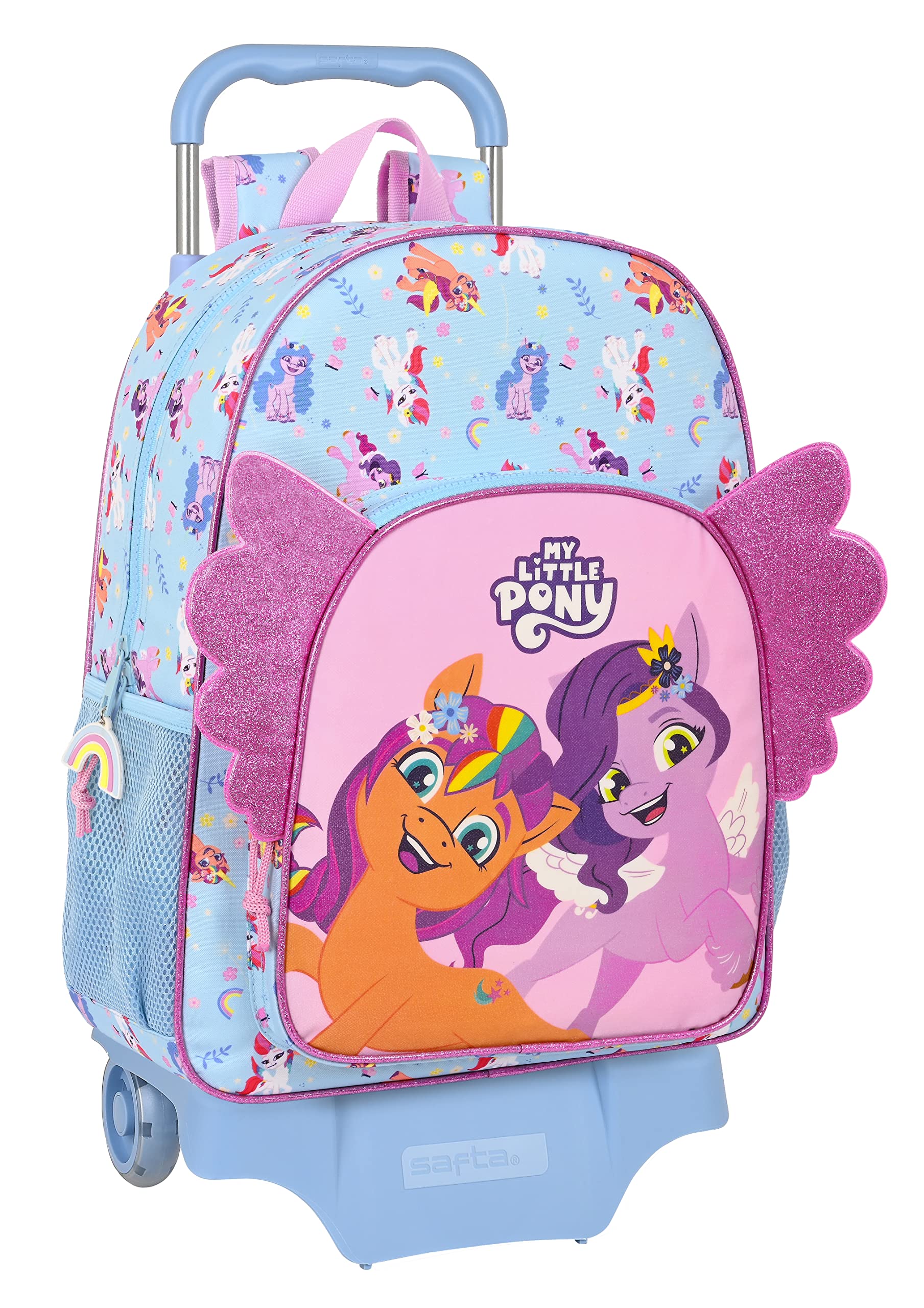 my-little-pony-wild-free-cartable-roulettes-chariot image 1