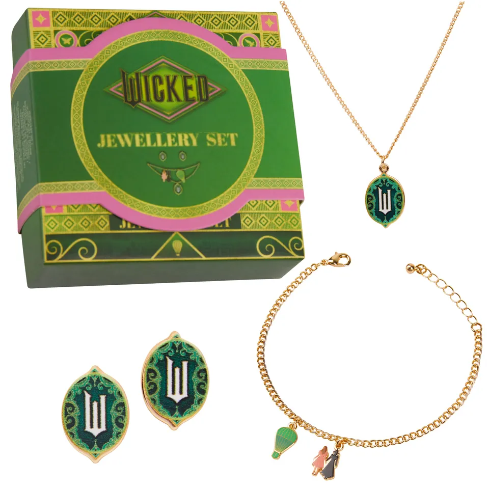 wicked-parure-bijoux-fille-dor-e-3-pi-ces-collier image 1