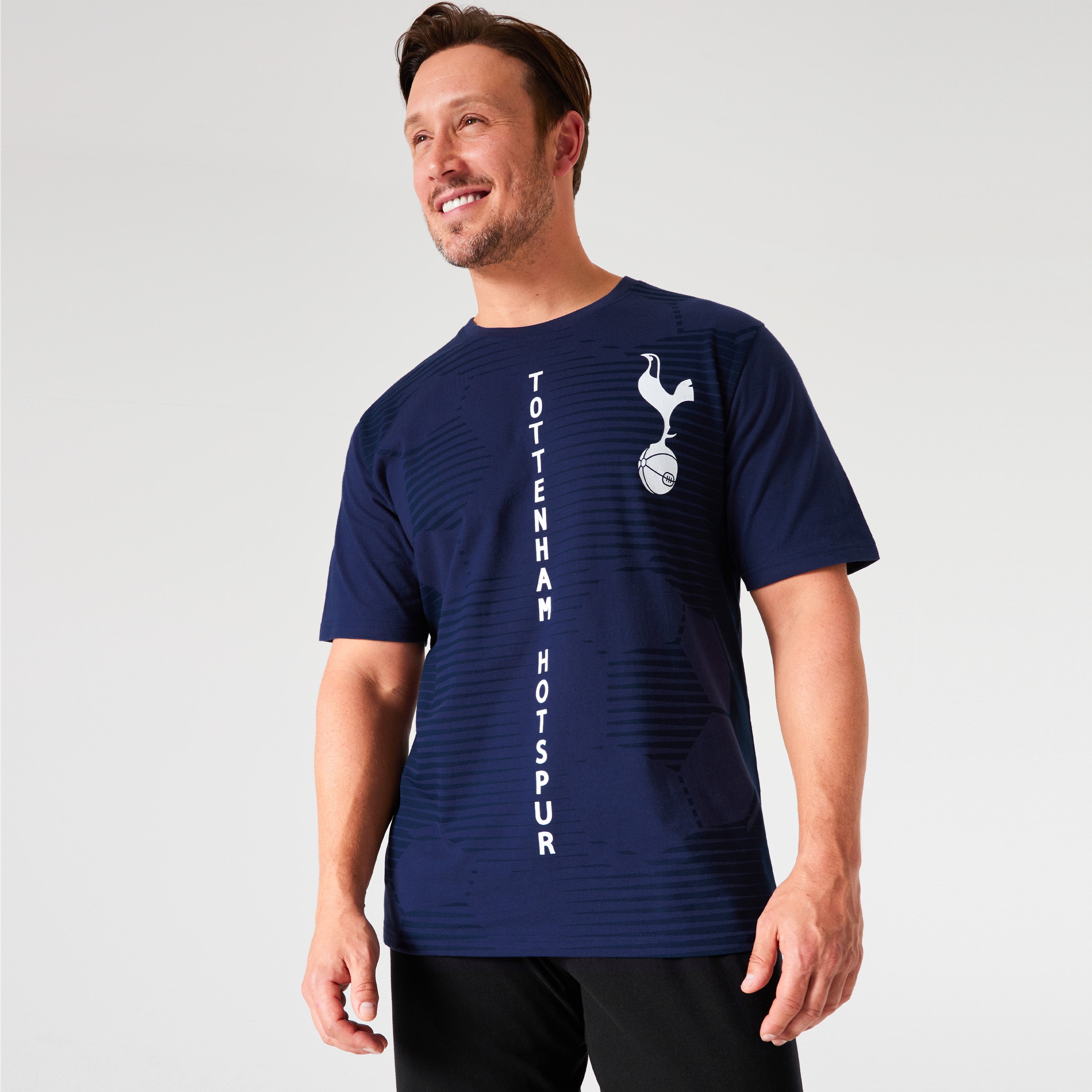 tottenham-hotspur-men-pyjama-homme-bleu-marine-noir image 4