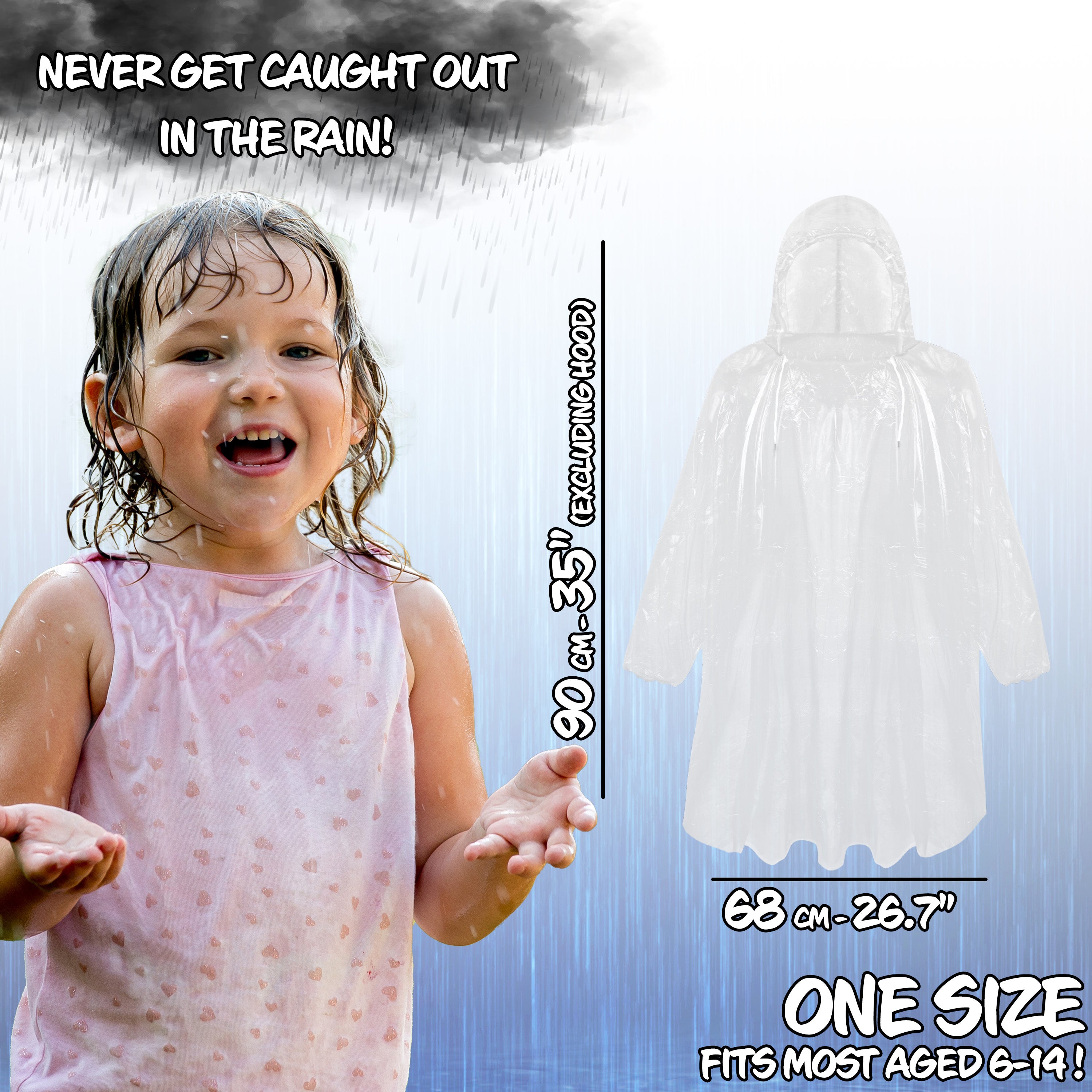 citycomfort-poncho-pluie-enfant-transparent-jetable image 6