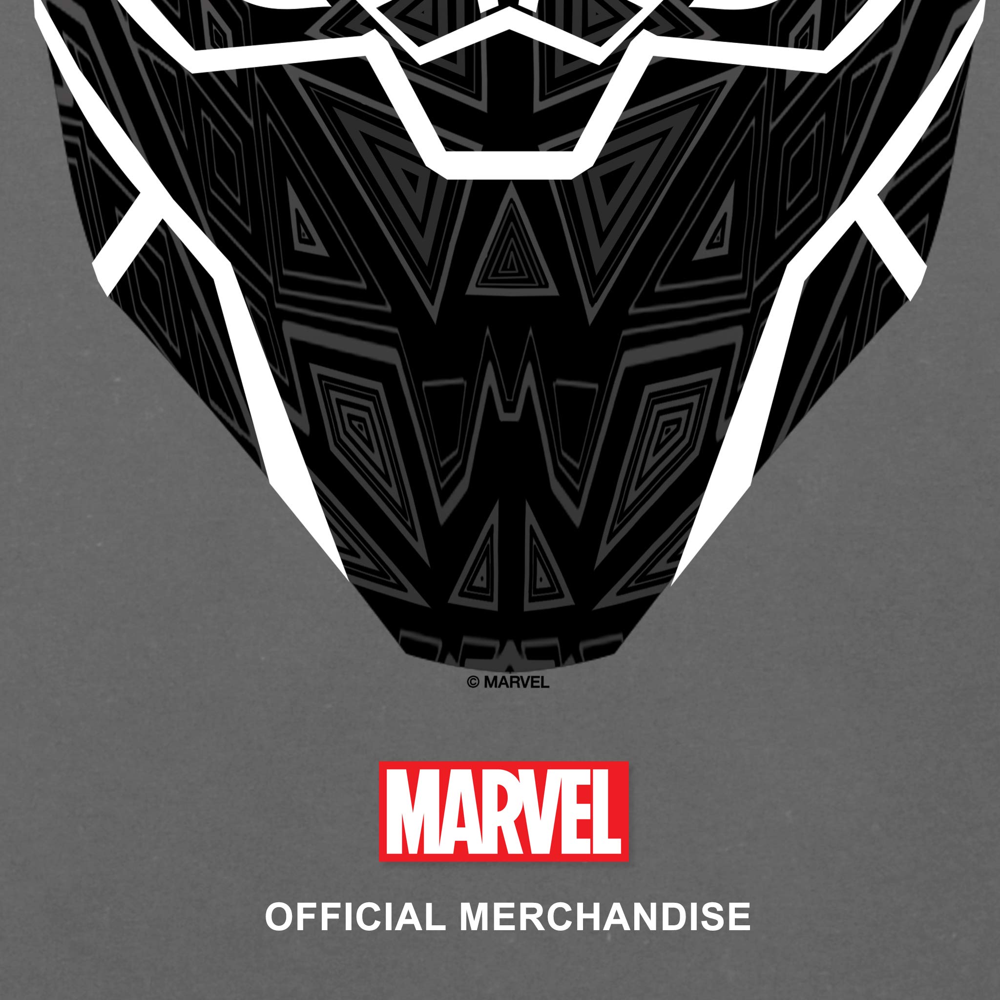 marvel-black-panther-t-challa-mask-t-shirt-homme-noir-l image 4