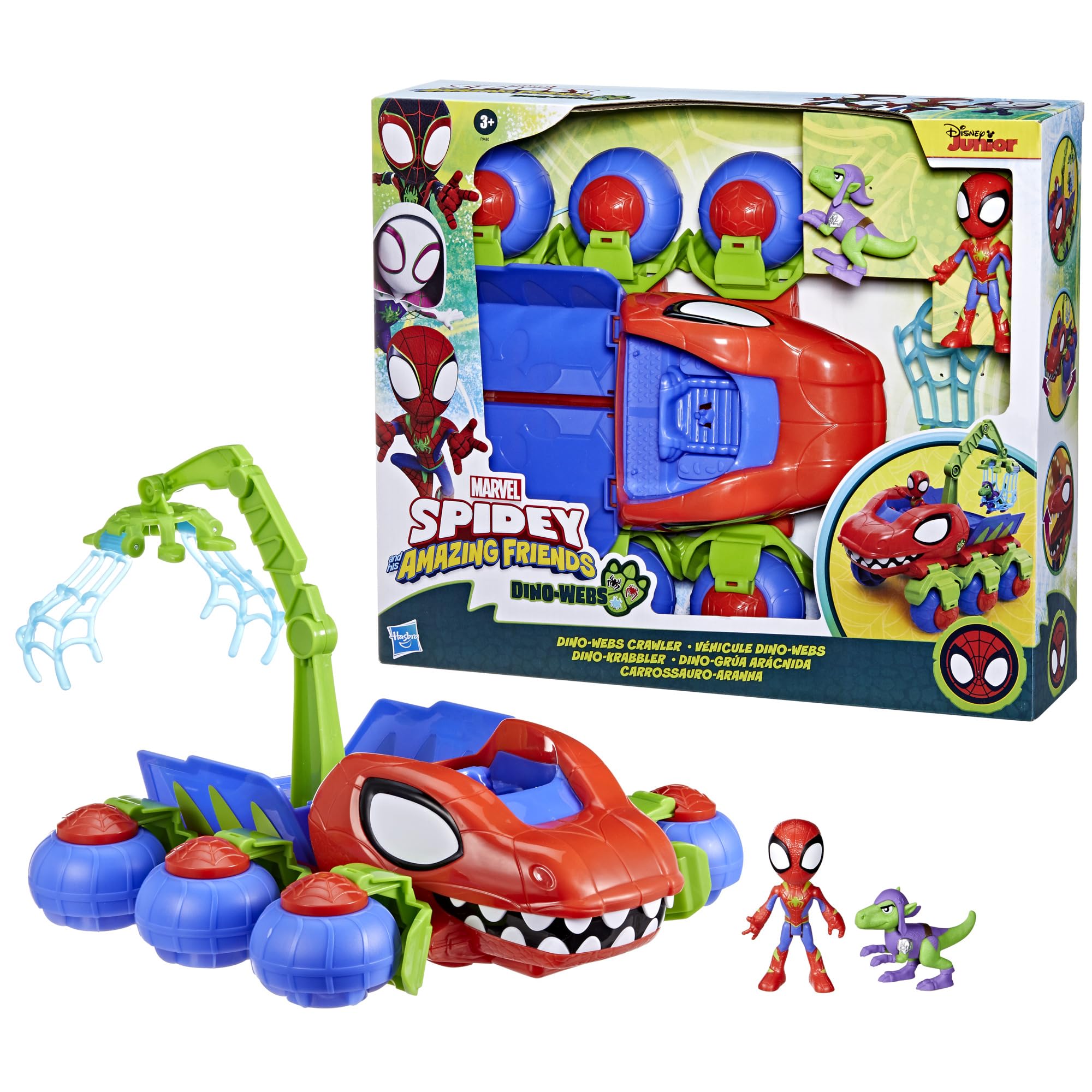 spidey-amis-extraordinaires-dino-webs-coffret-v-hicule-figurines image 2