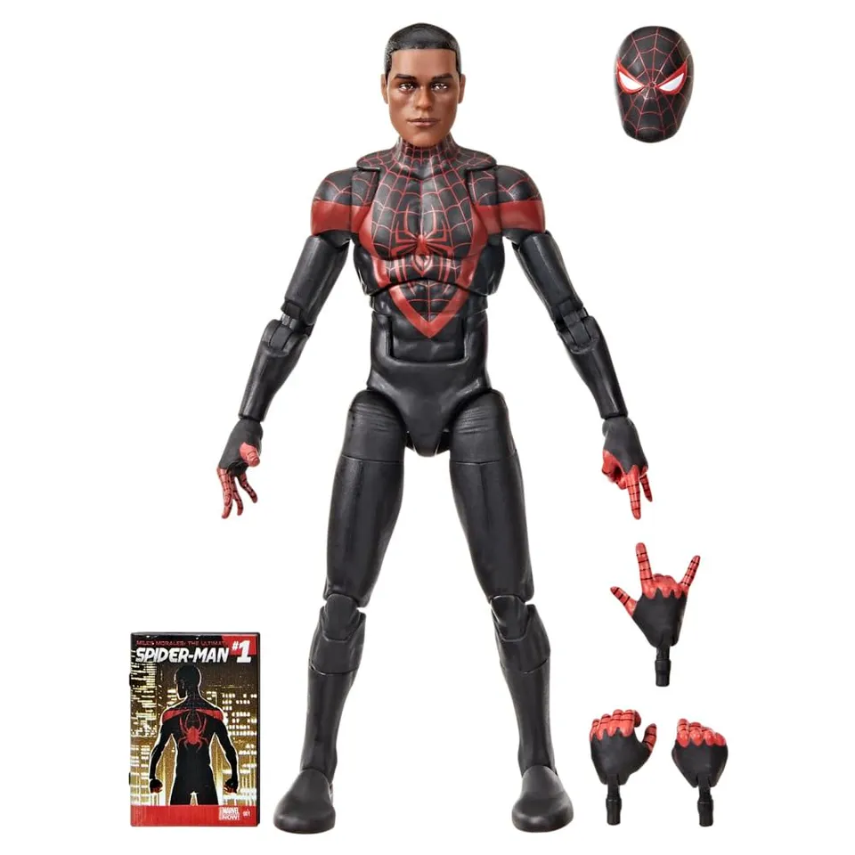 marvel-legends-ultimate-miles-morales-spider-man-figurine-15-cm image 1