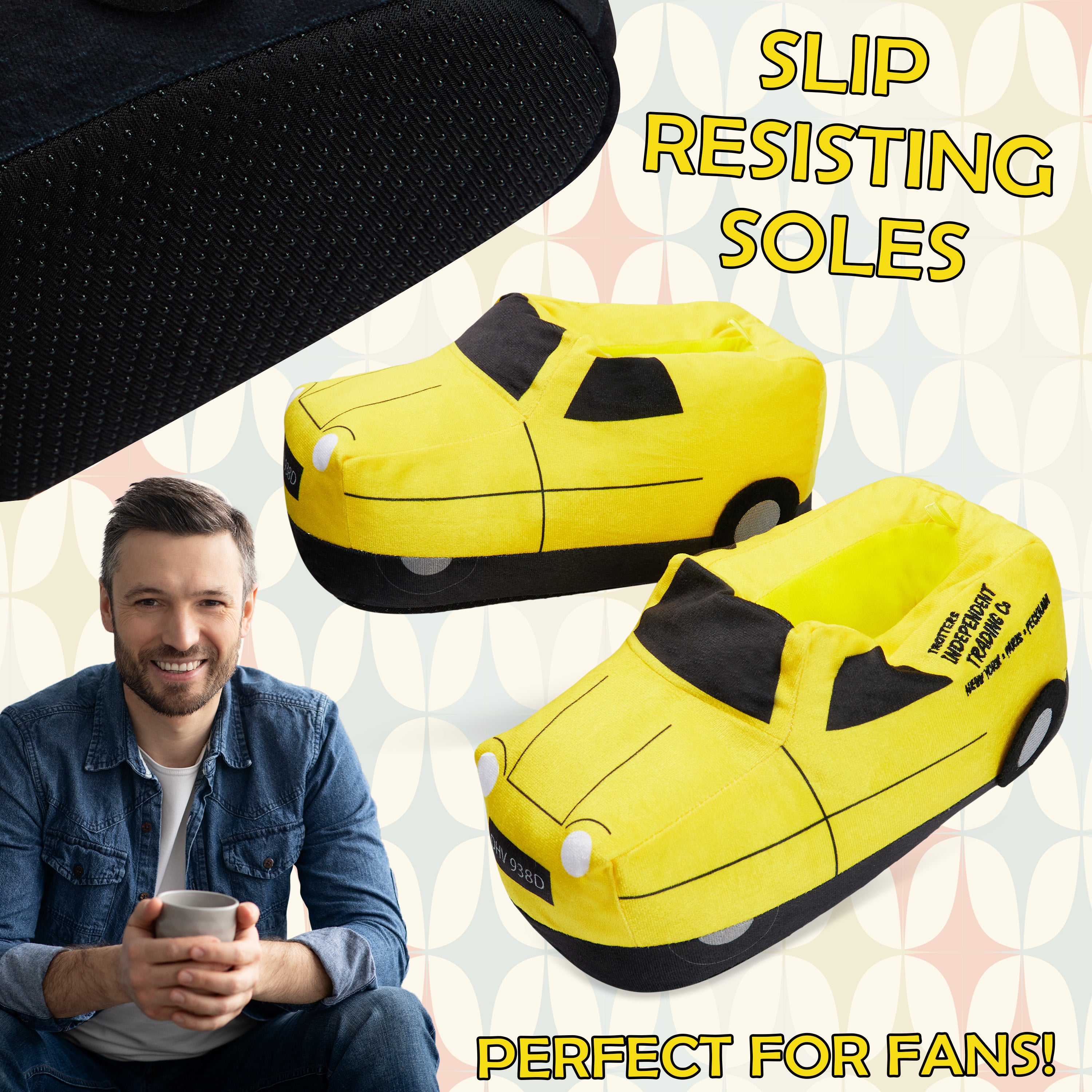 only-fools-and-horses-3d-pantoufles-homme-douces-41-42 image 3