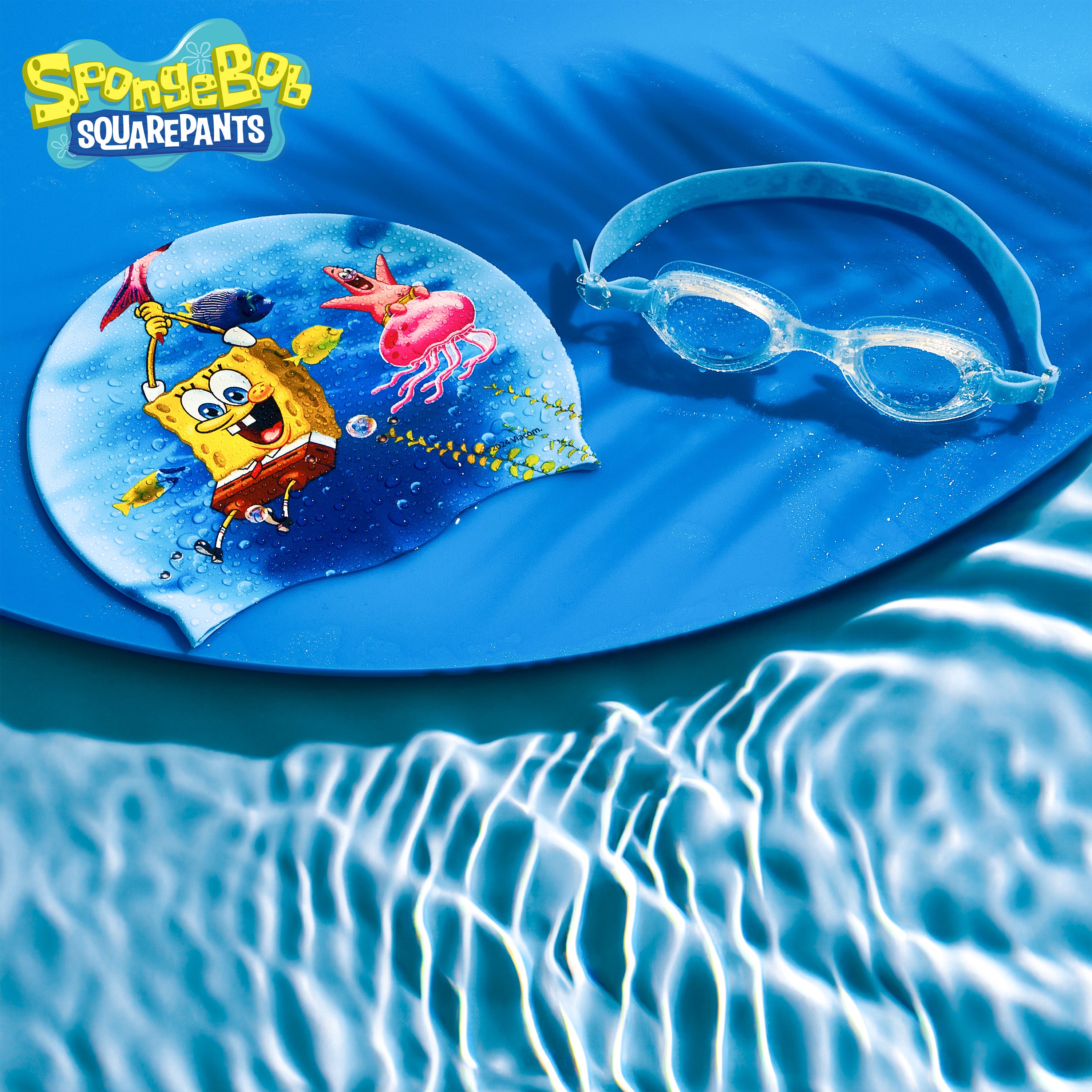 bob-ponge-lunettes-piscine-bonnet-bain-enfant-silicone image 2