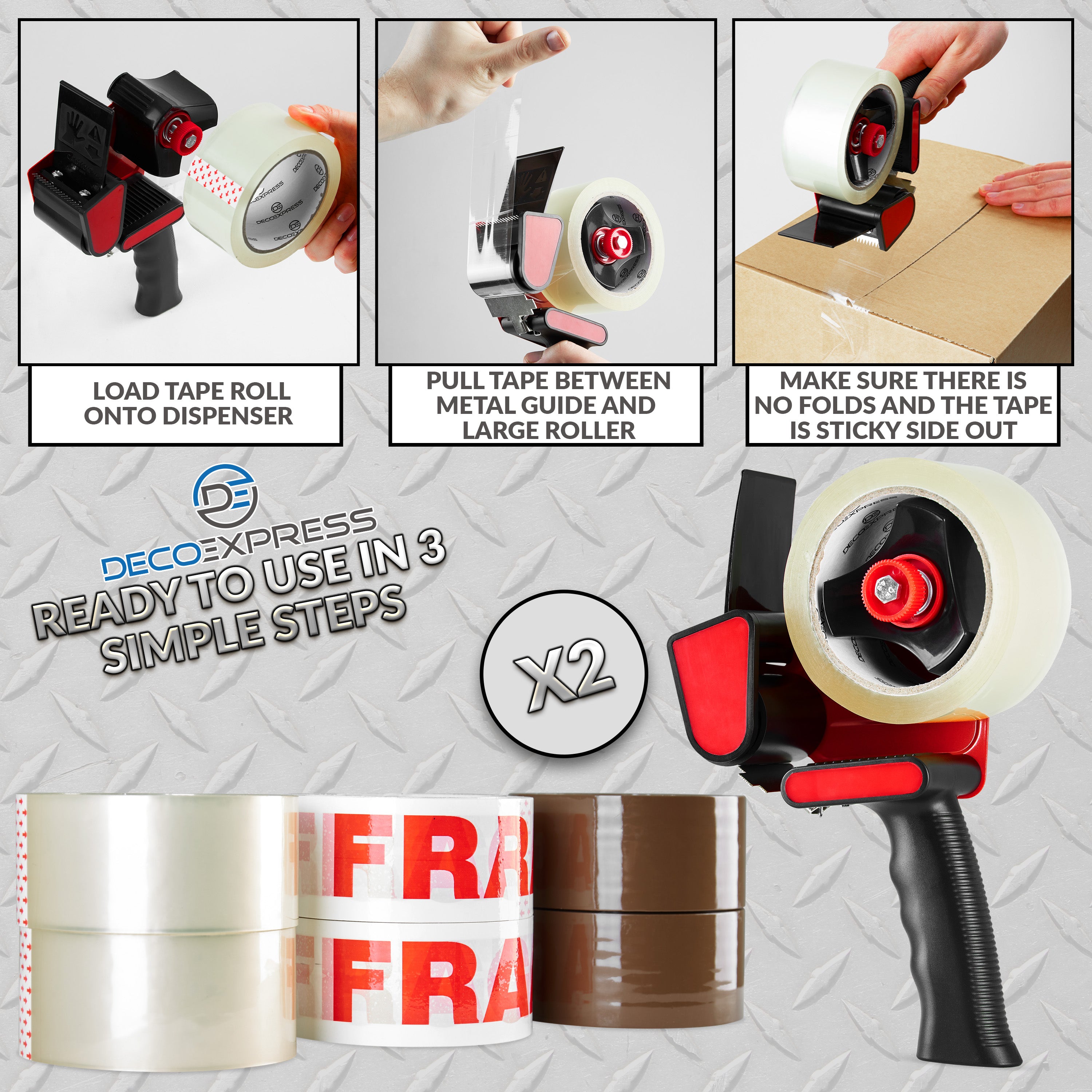 get-trend-pistolet-ruban-adh-sif-mixte-lot-de-2-6-rouleaux image 6