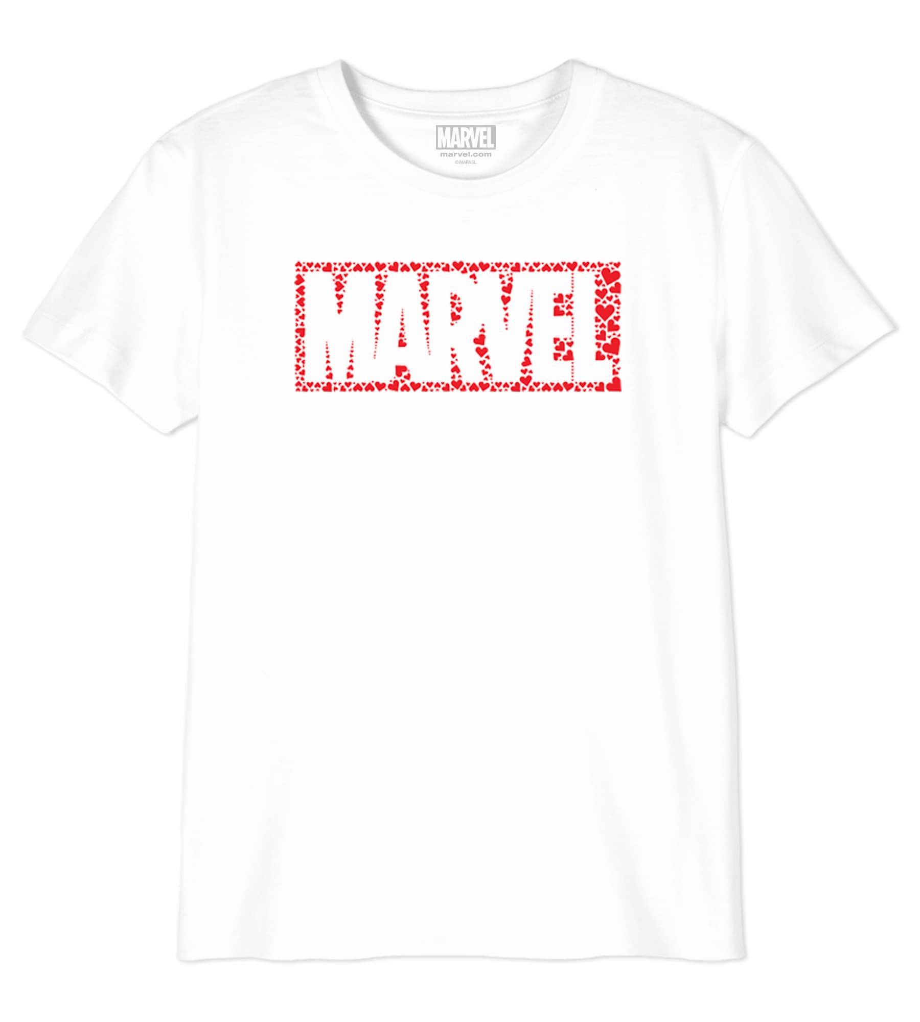 marvel-t-shirt-fille-rose-p-le-6-ans-super-h-ros image 2