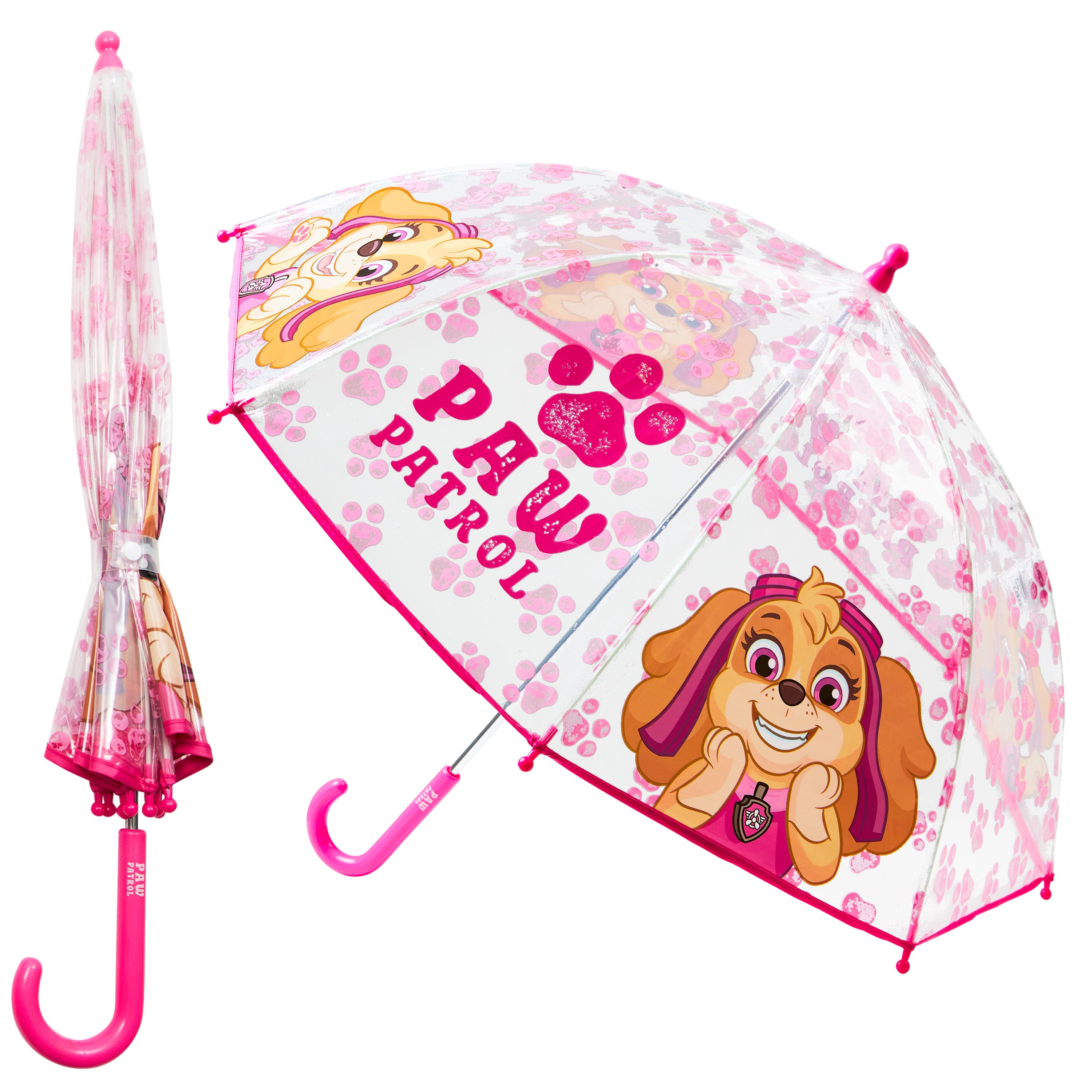paw-patrol-parapluie-enfant-skye-d-me-transparent-canne image 1