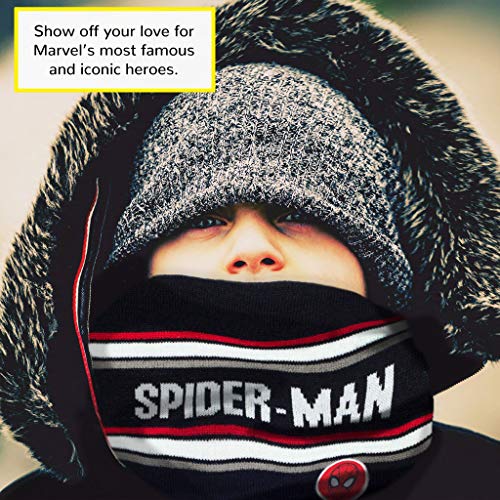 marvel-spider-man-snood-tour-de-cou-noir-fille image 6