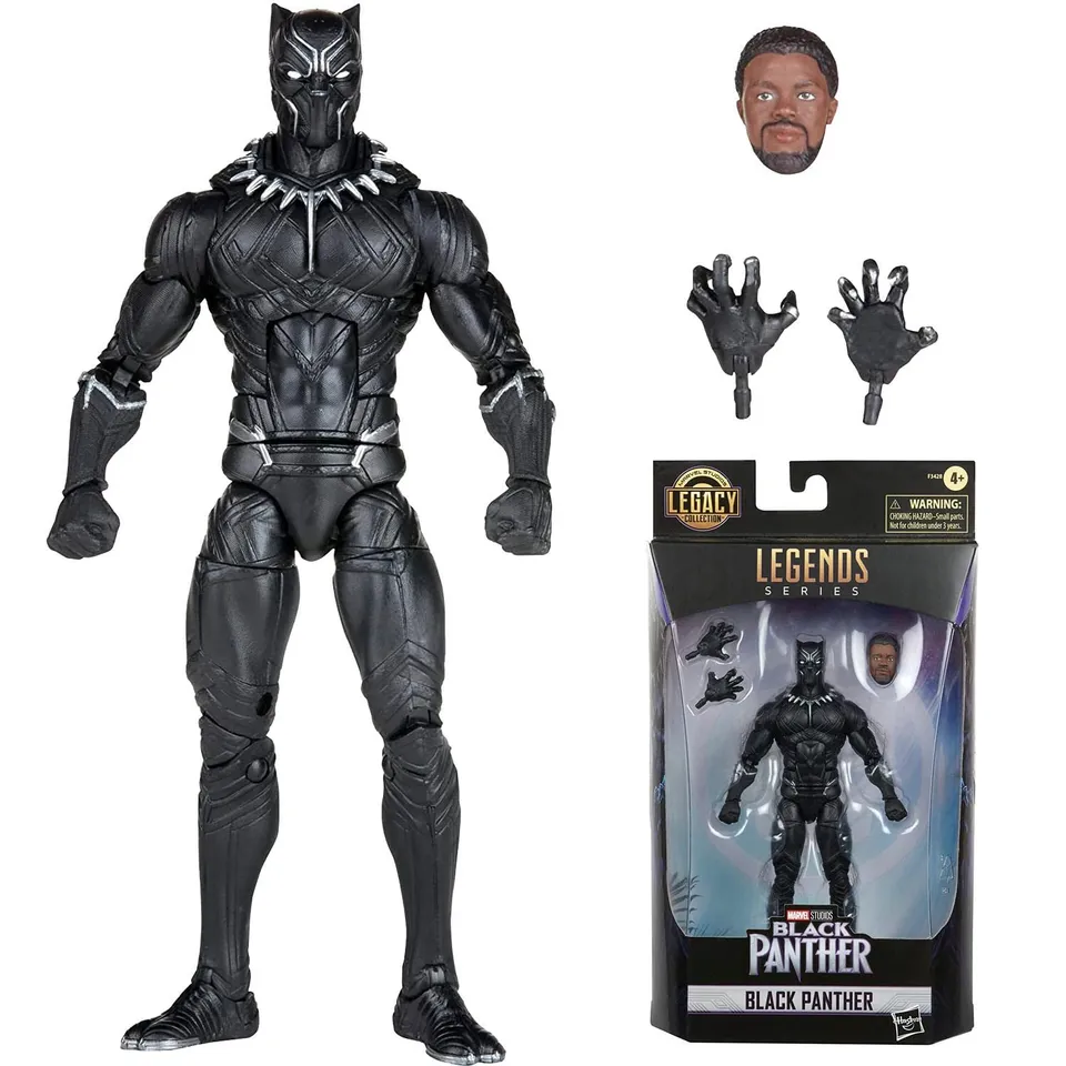 marvel-legends-black-panther-figurine-15-cm-legacy image 1