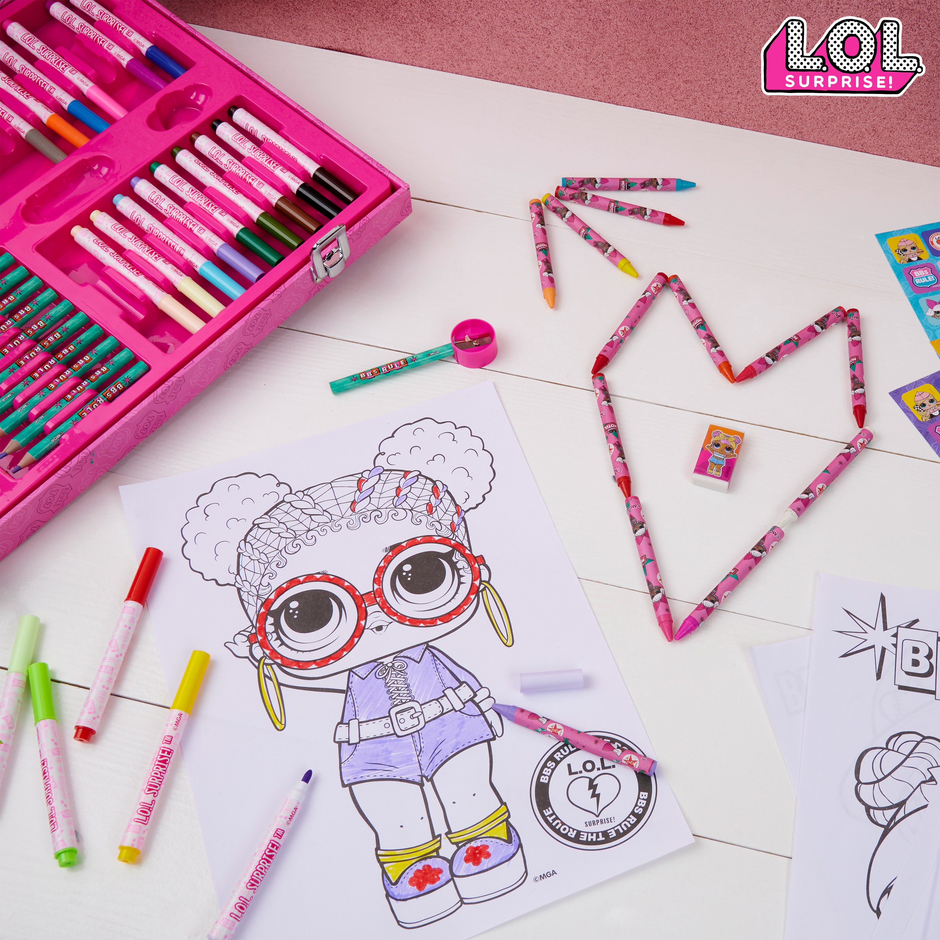 l-o-l-surprise-painting-art-set-coloriage-rose-130-pi-ces image 2