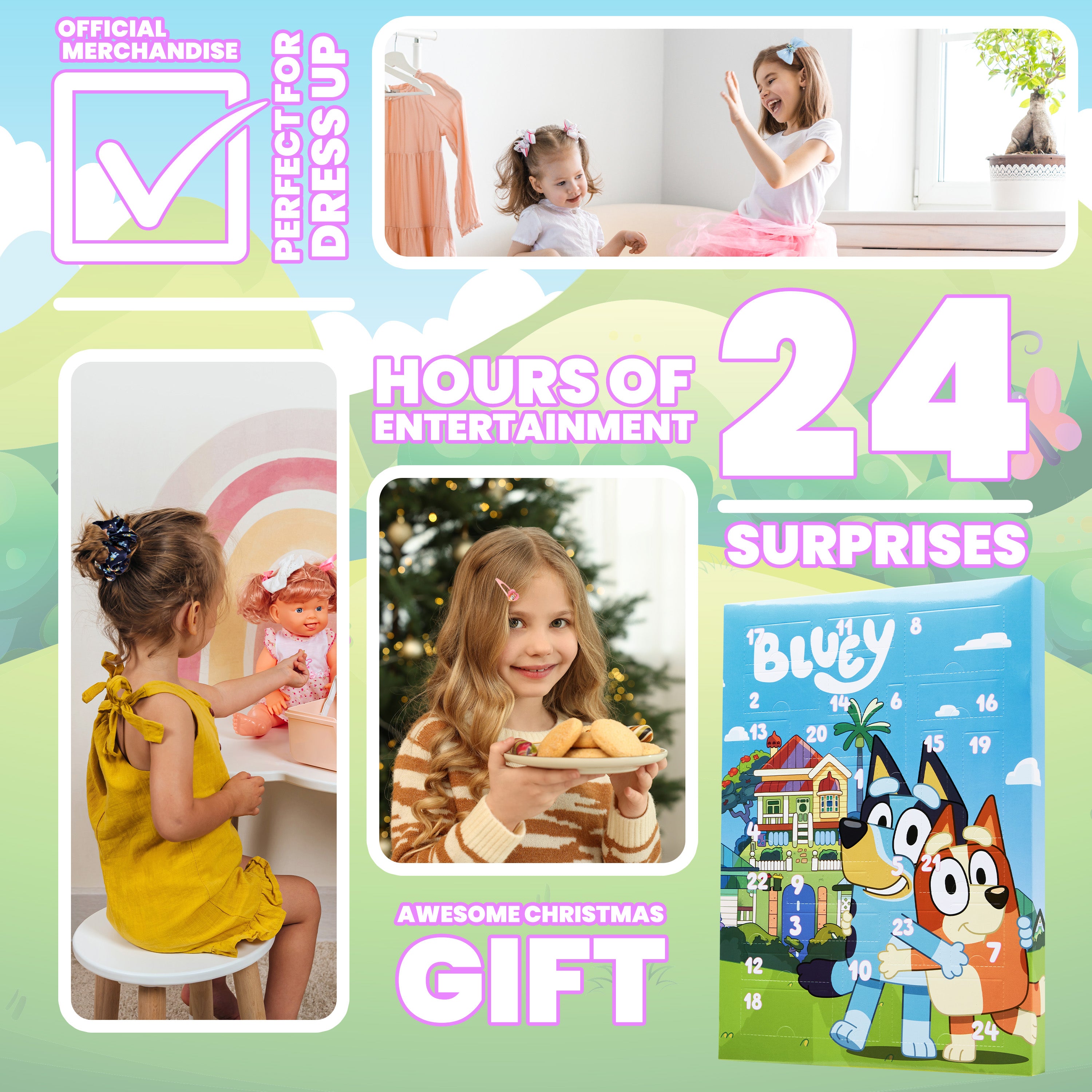 bluey-calendrier-avent-2025-accessoires-cheveux-24-surprises image 3