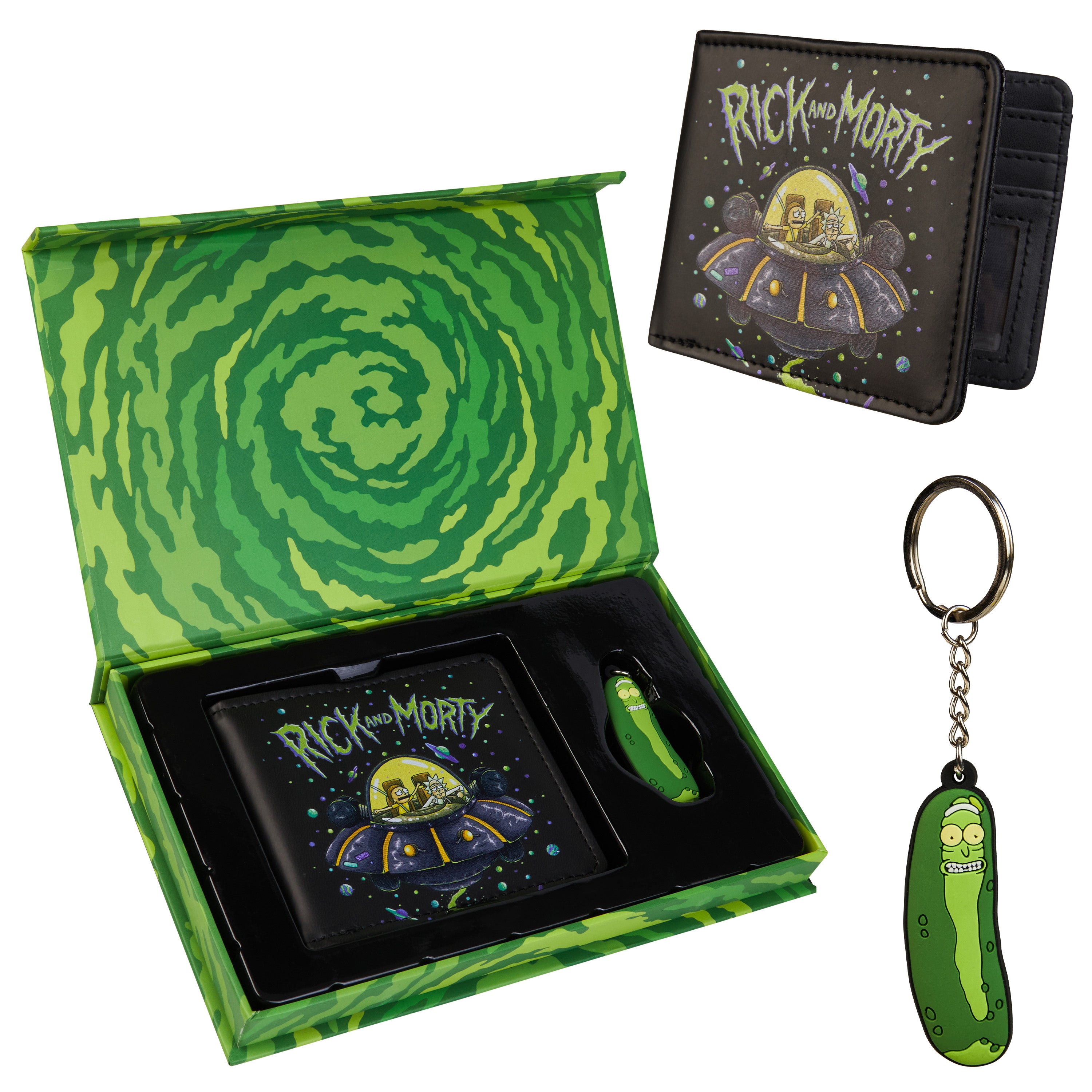 rick-and-morty-portefeuille-cartes-homme-porte-cl-s image 2