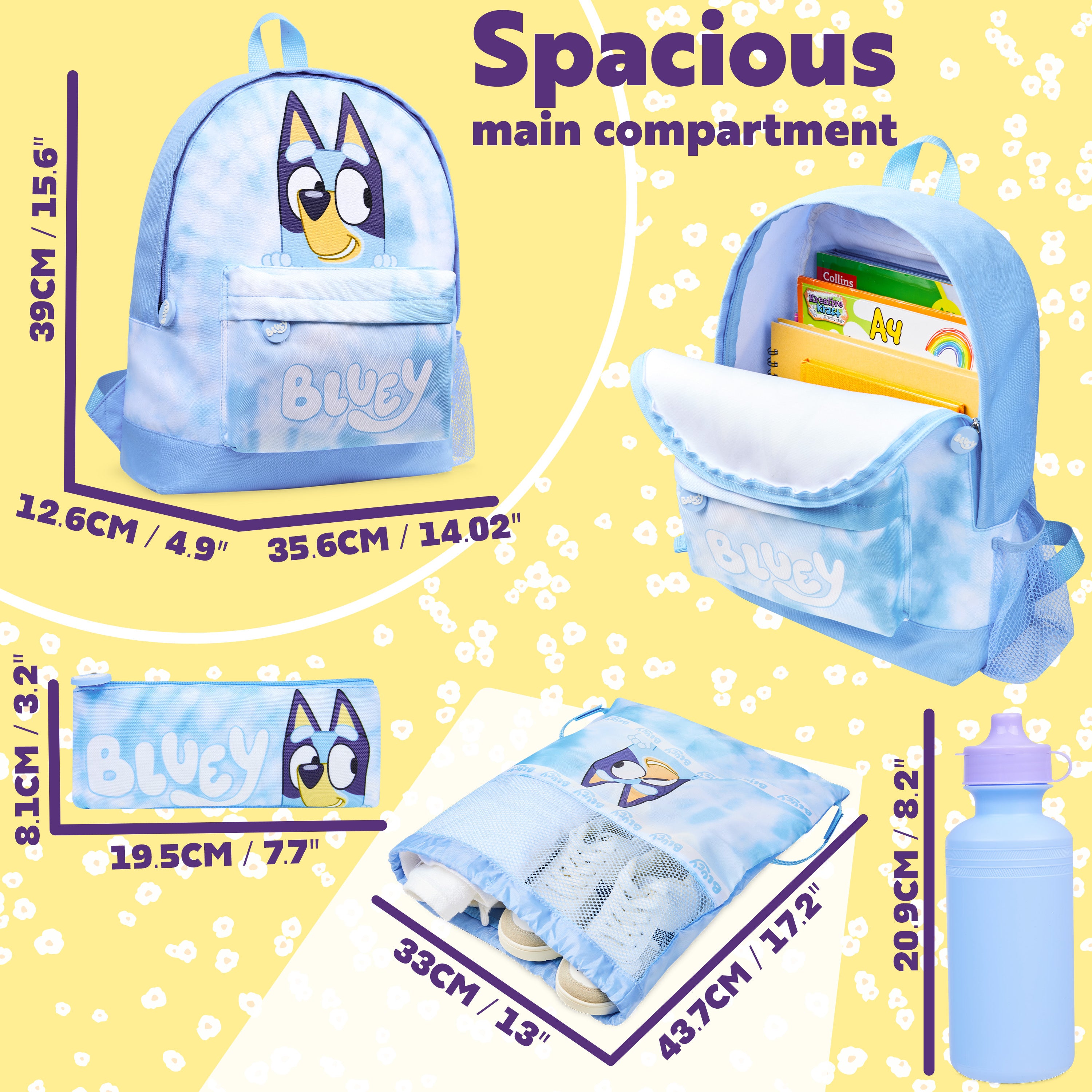 bluey-sac-dos-enfant-4-pi-ces-tie-dye-gourde-trousse image 6