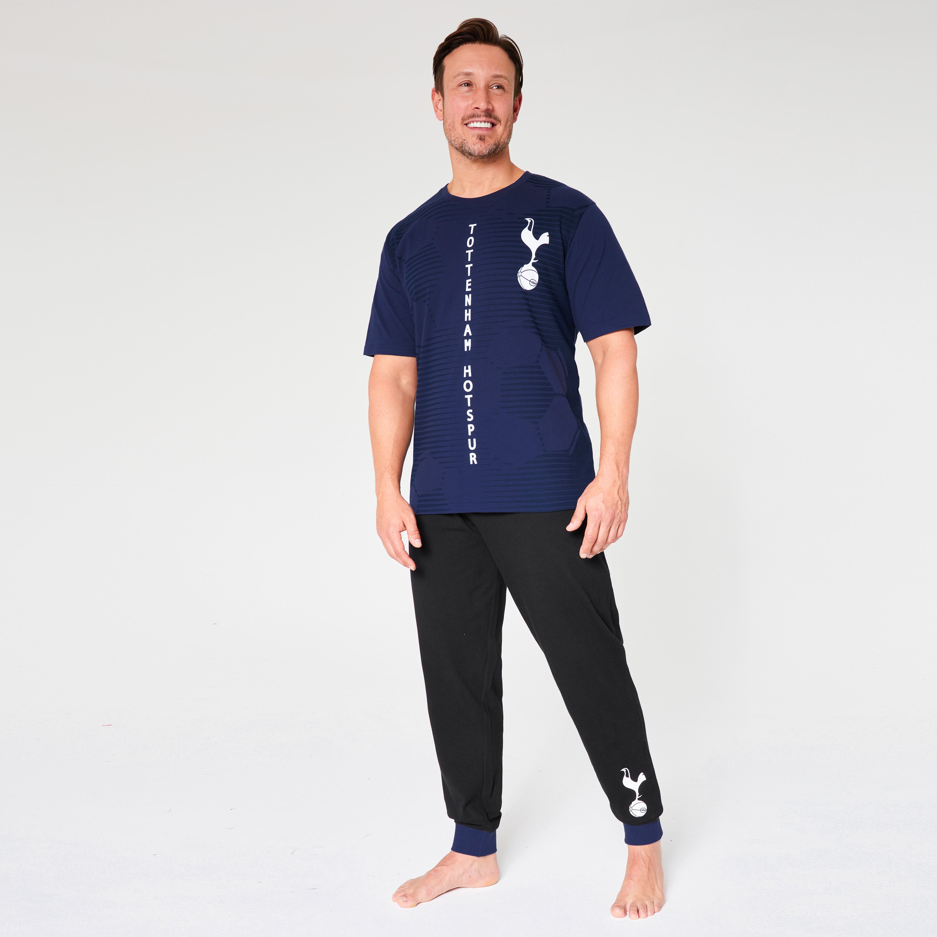 tottenham-hotspur-men-pyjama-homme-bleu-marine-noir image 5