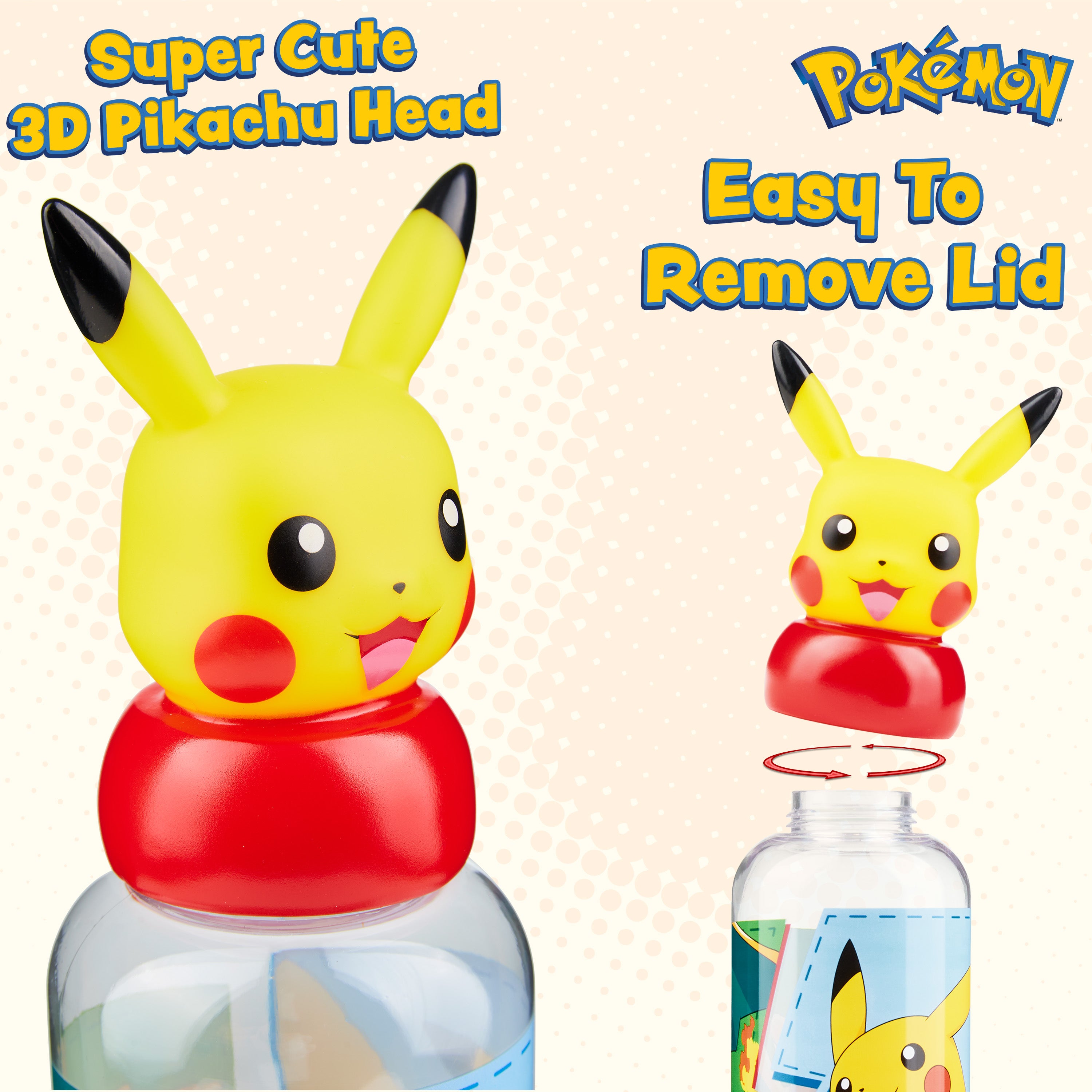 pok-mon-gourde-enfant-560ml-couvercle-3d-pikachu-sans-bpa image 6