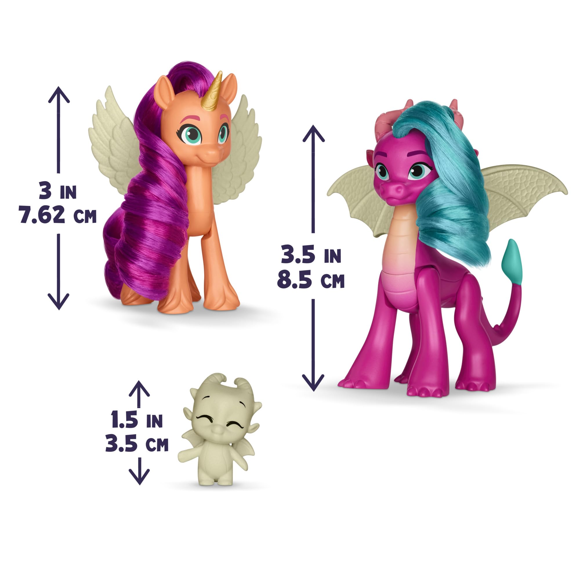 my-little-pony-sunny-dragon-coffret-3-figurines-phosphorescent image 8