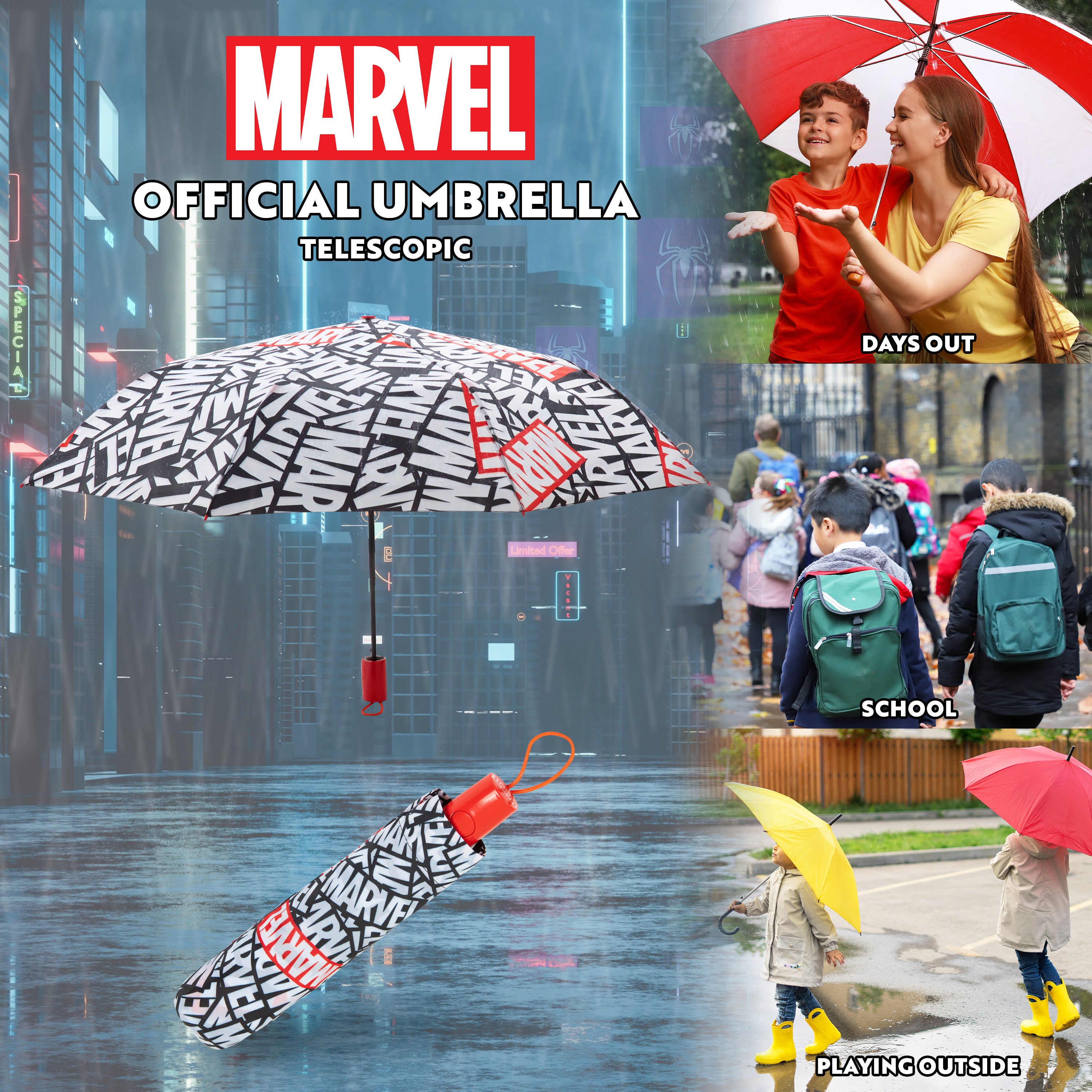 marvel-parapluie-enfant-pliable-t-lescopique-super-h-ros image 3