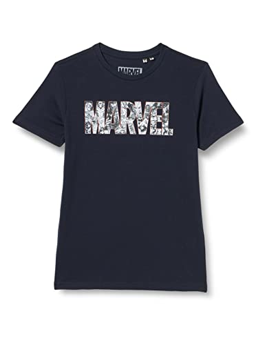 marvel-t-shirt-gar-on-8-ans-noir-super-h-ros image 4